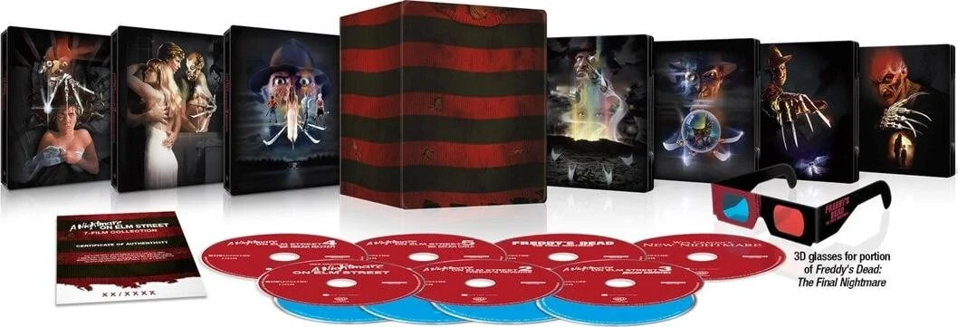 Nightmare On Elm Street 1-7 (UK Limited Edition 4K UHD Steelbook Set)