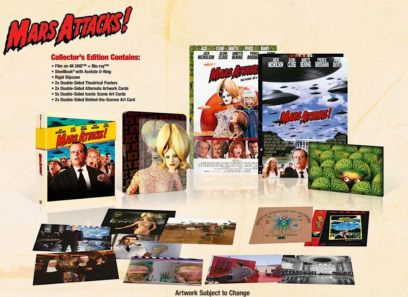 Mars Attacks (Collectors Edition UK 4K UHD Steelbook)