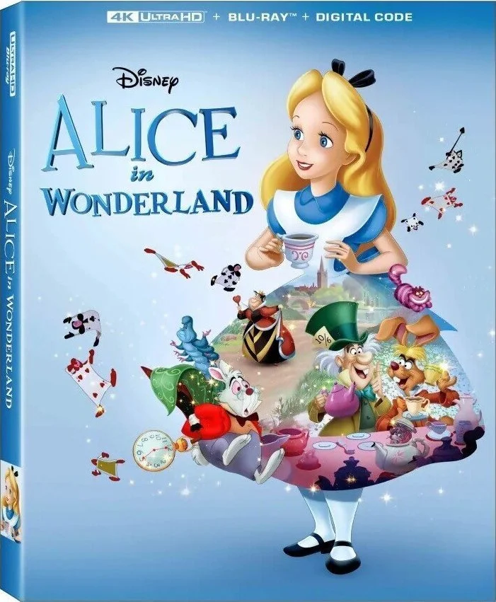 Alice in Wonderland (4K UHD + Blu Ray) w/Slip Cover