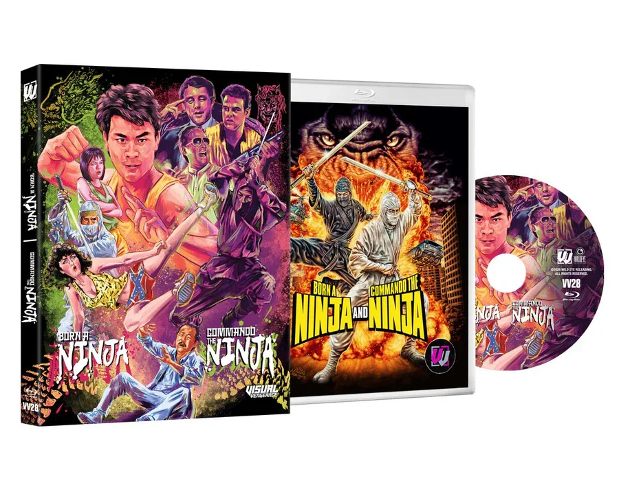 Born a Ninja / Commando the Ninja (Visual Vengeance) w/ Slip Cover