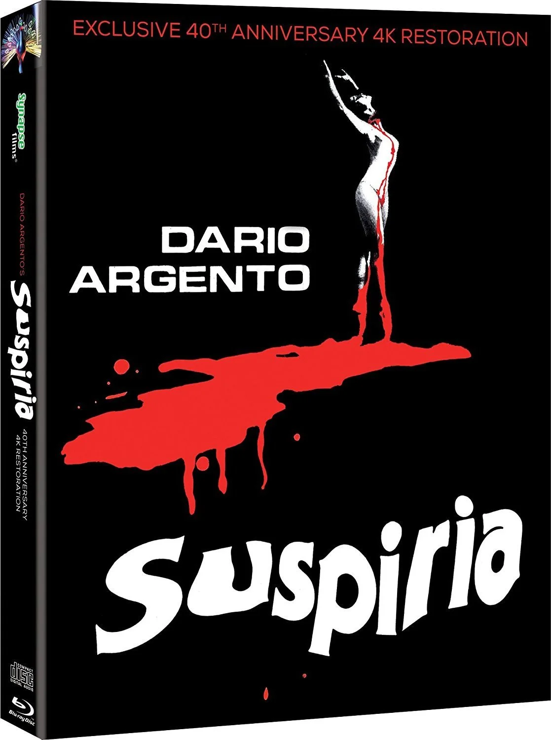 Suspiria (Limited Edition Synapse Blu Ray Steelbook) w/slip cover