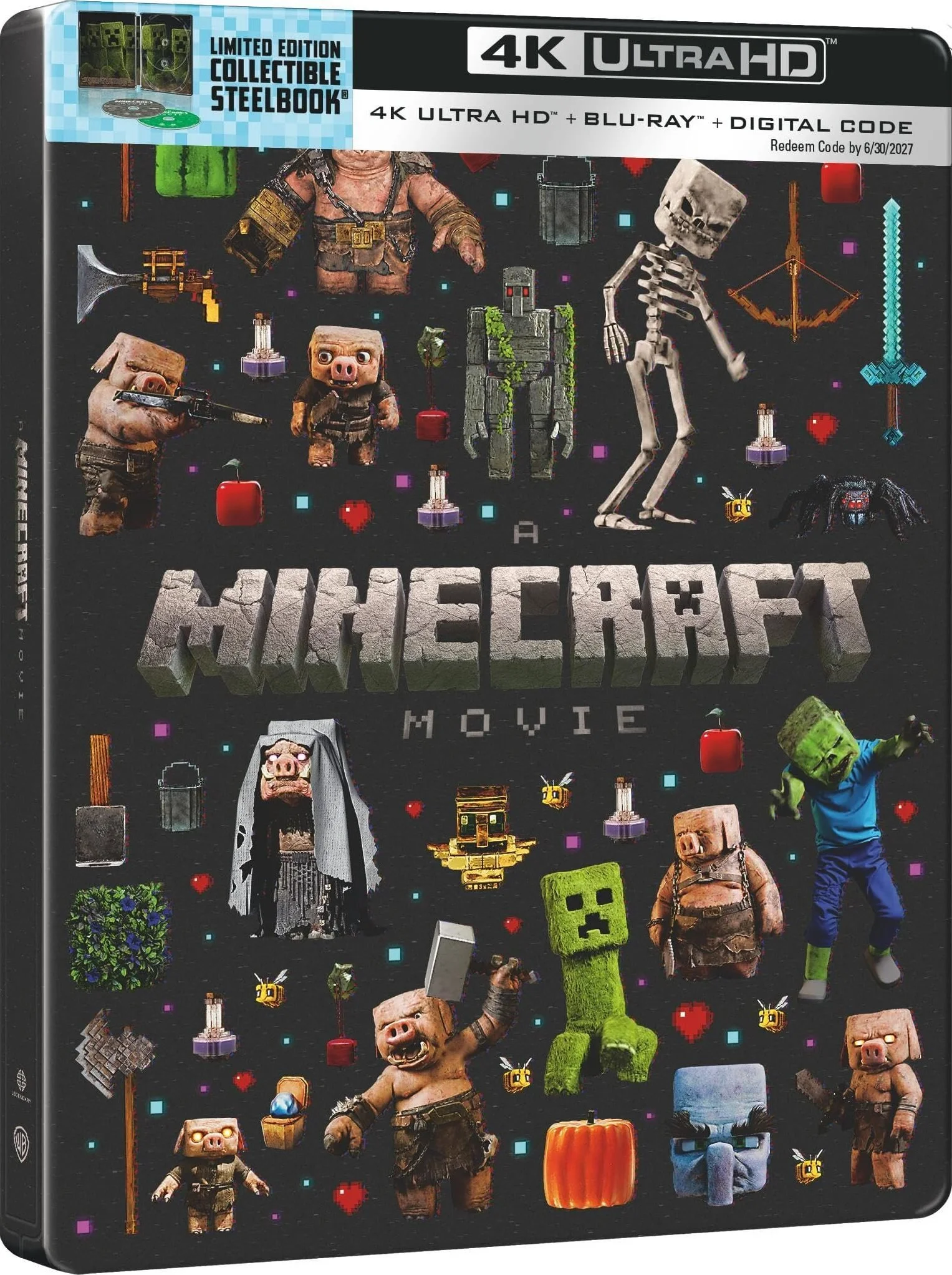 A Minecraft Movie (4K + Blu Ray Steelbook)