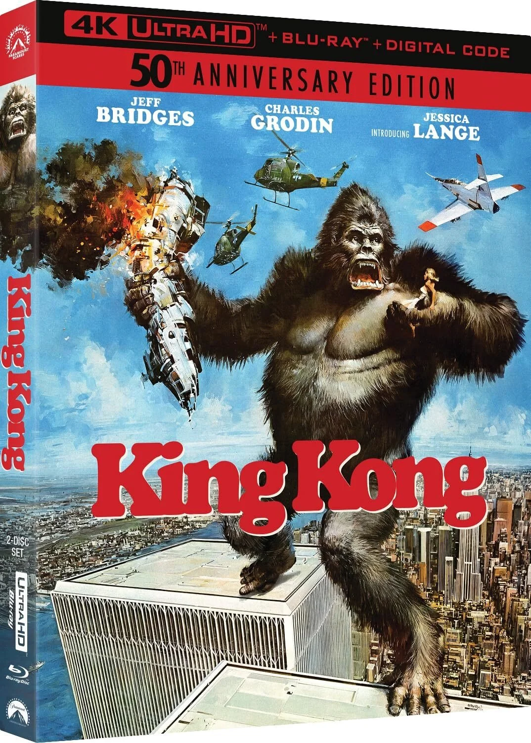 King Kong (1976) (4K UHD + Blu Ray) W/Slip Cover