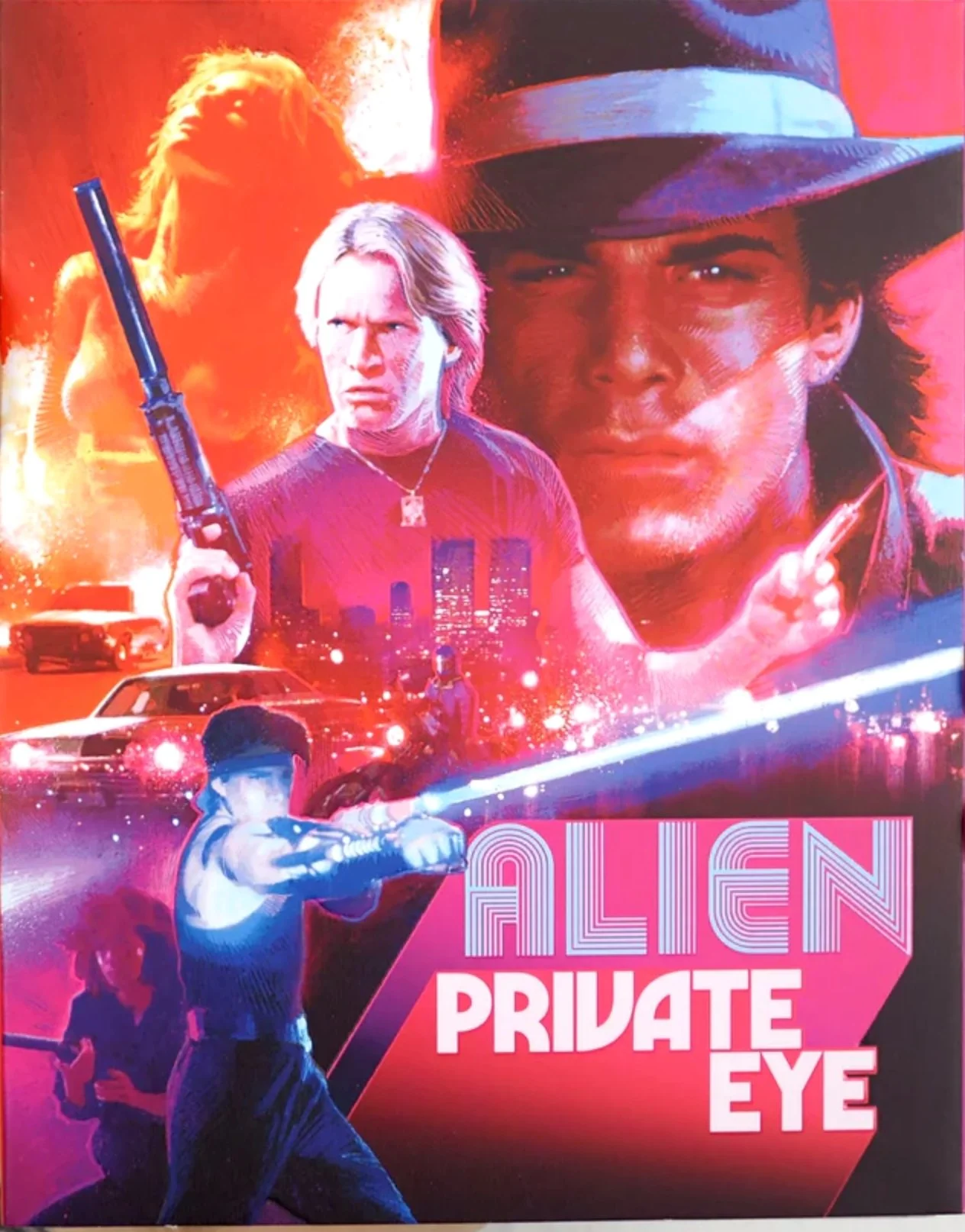 Alien Private Eye (Vinegar Syndrome Blu Ray) W/ Slip Cover