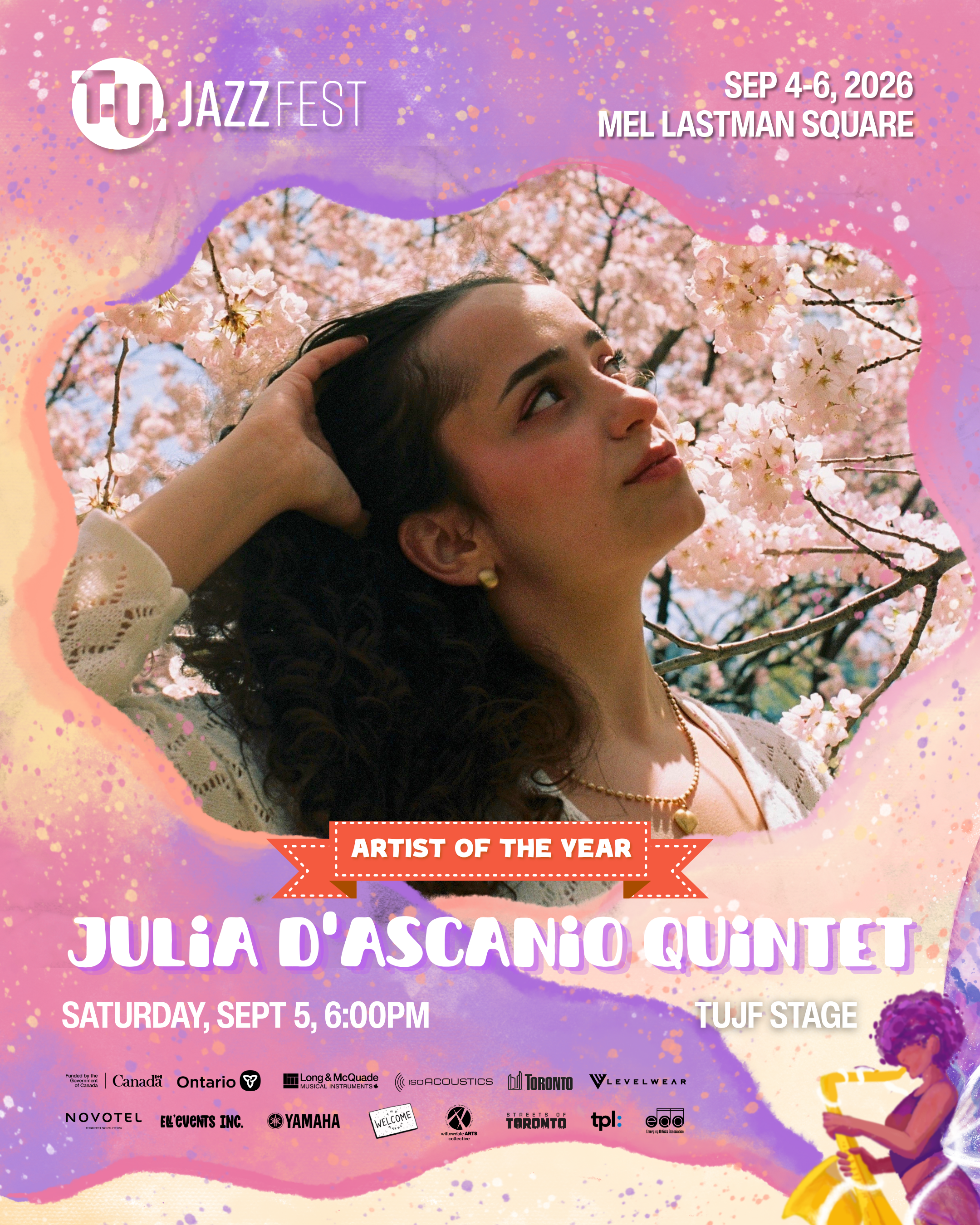 Julia D'Ascanio Quintet at T.U. Jazz Festival 