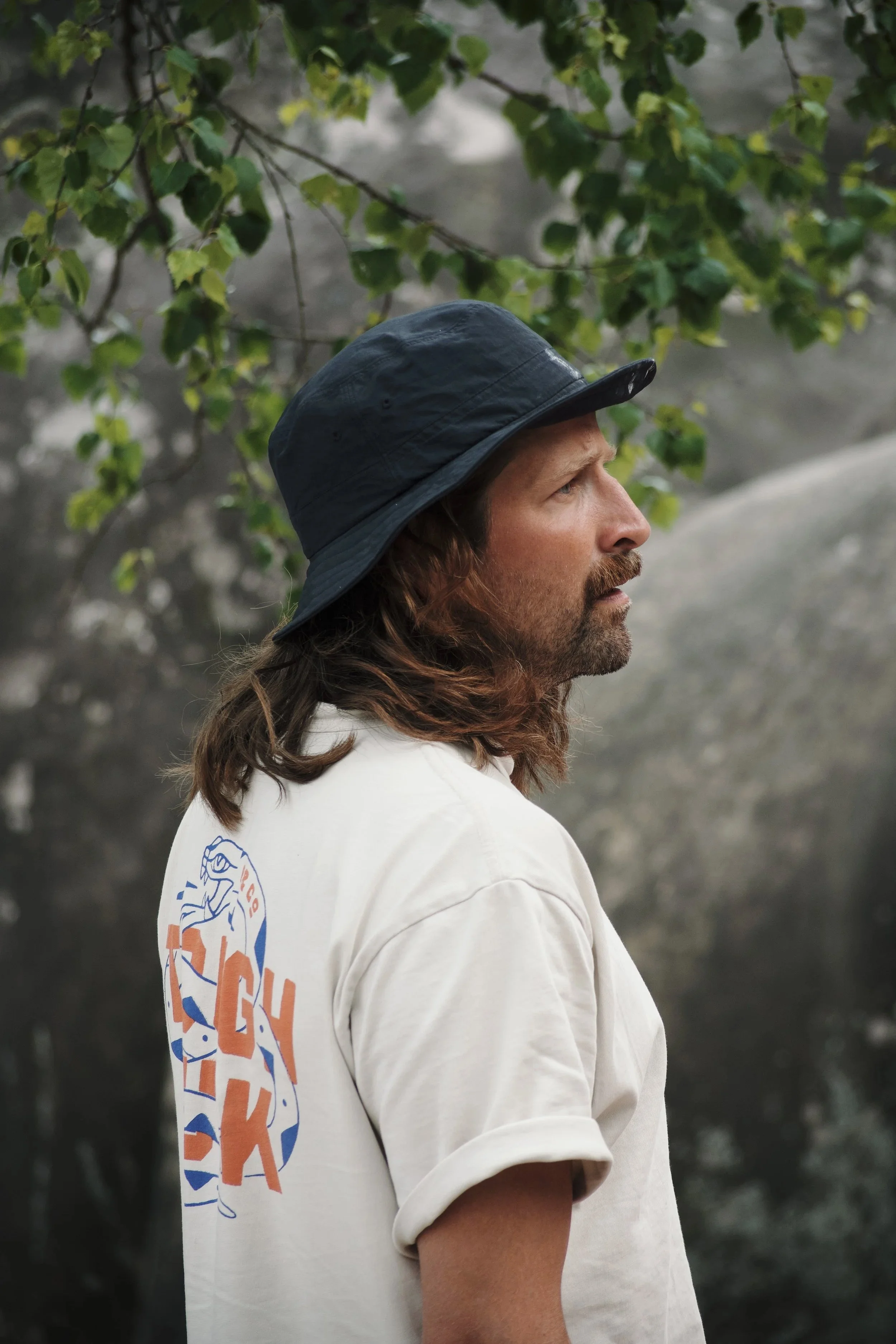 Emiel Gerardu in the forest of Fontainebleau, France