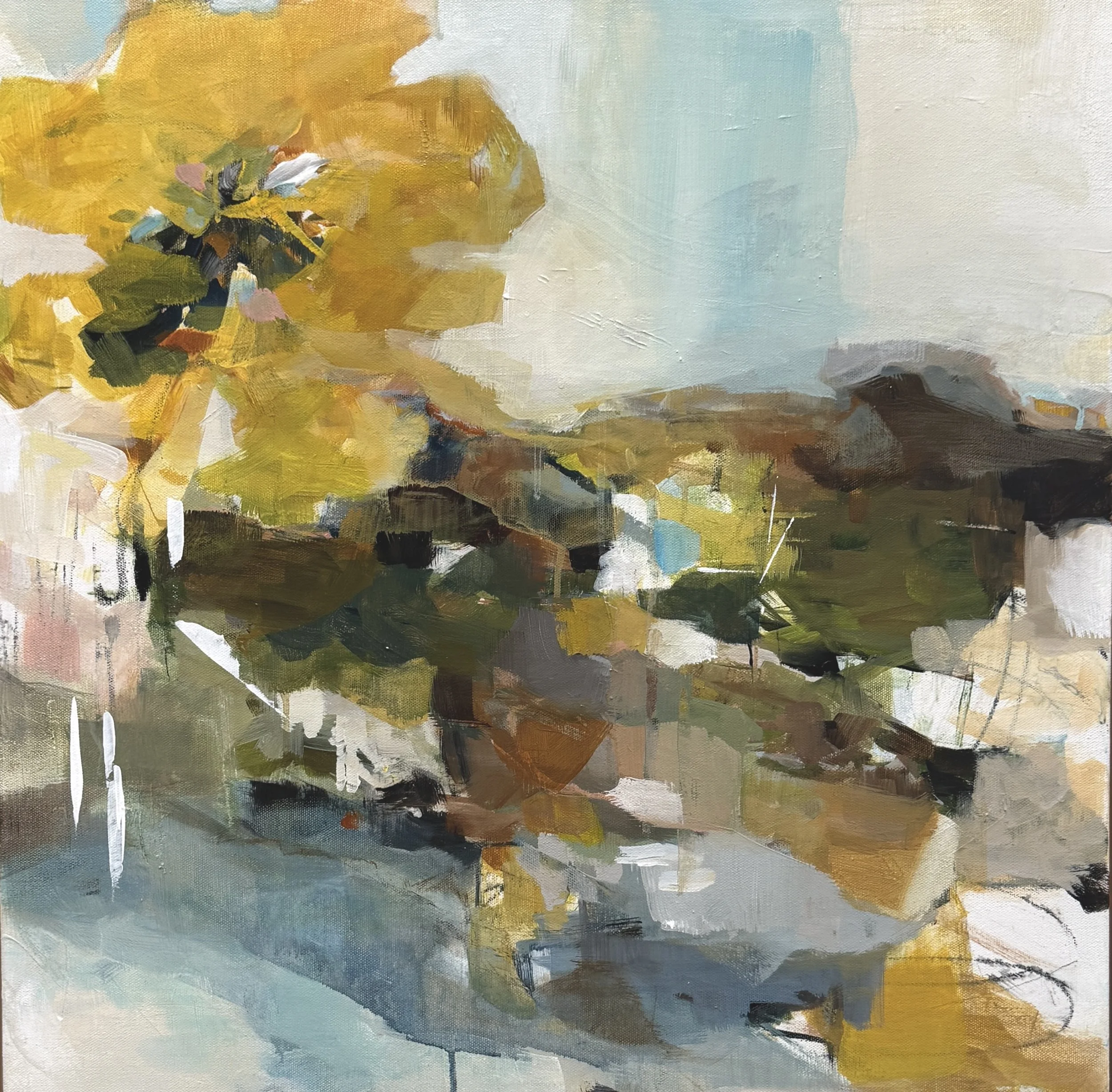 Golden Hour 24"x24" acrylic on canvas