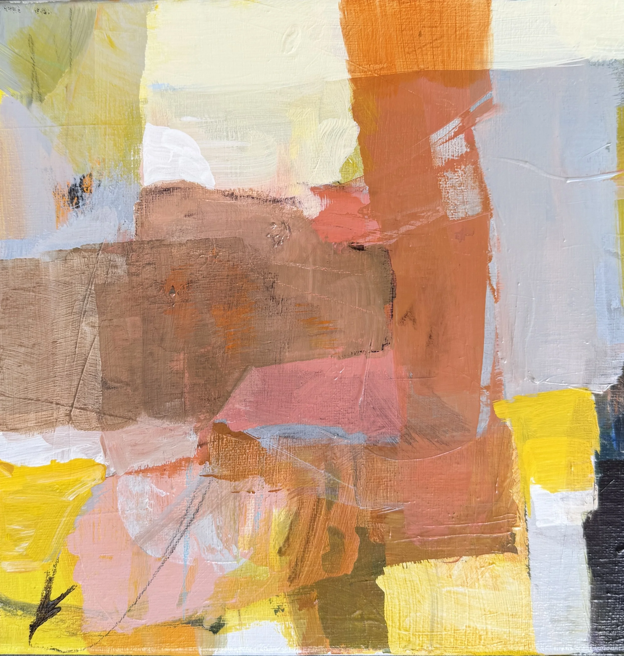 Tangelo 10"x10" acrylic on canvas