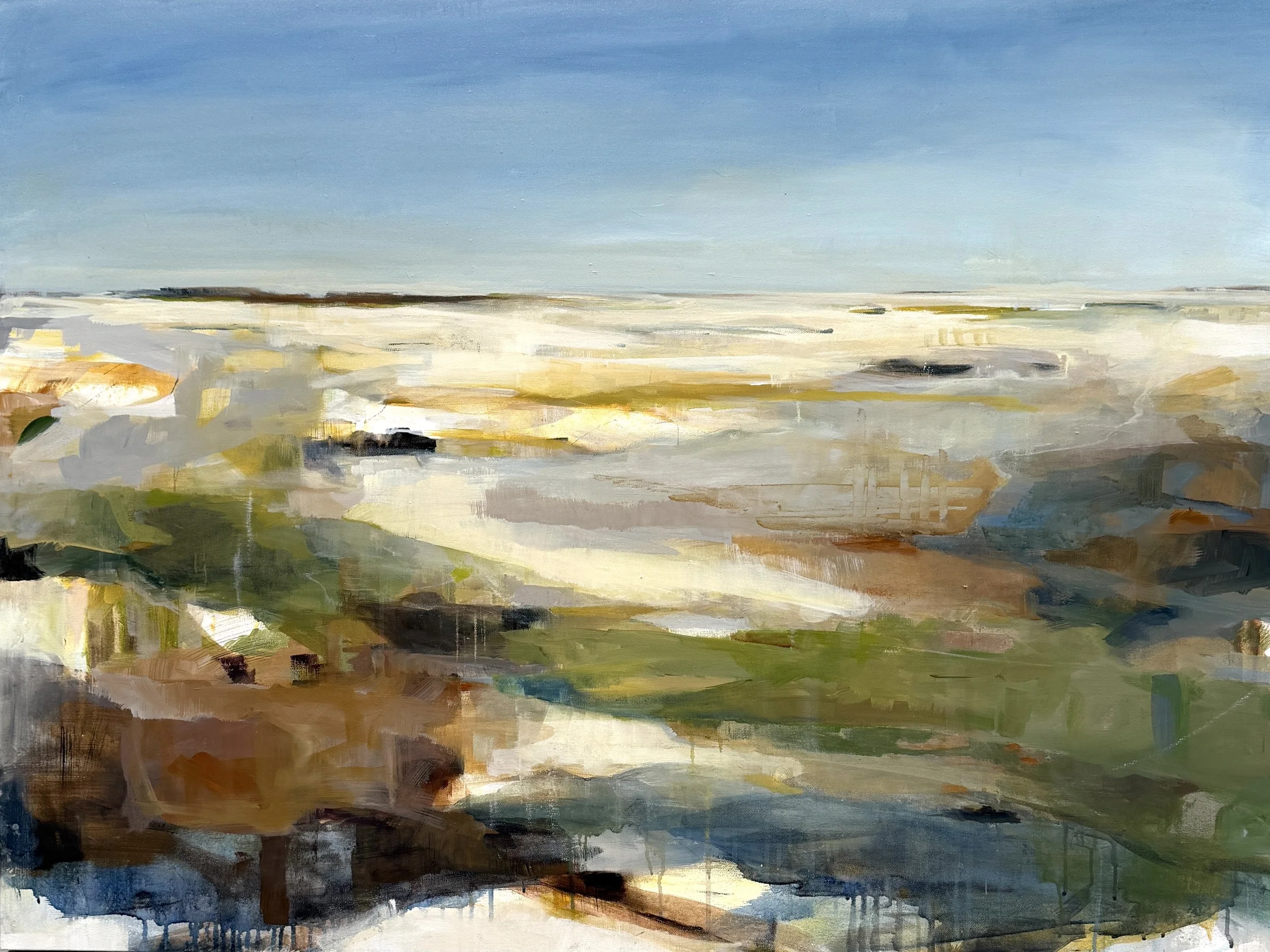 Coastal Memory 36"x48" acrylic on canvas