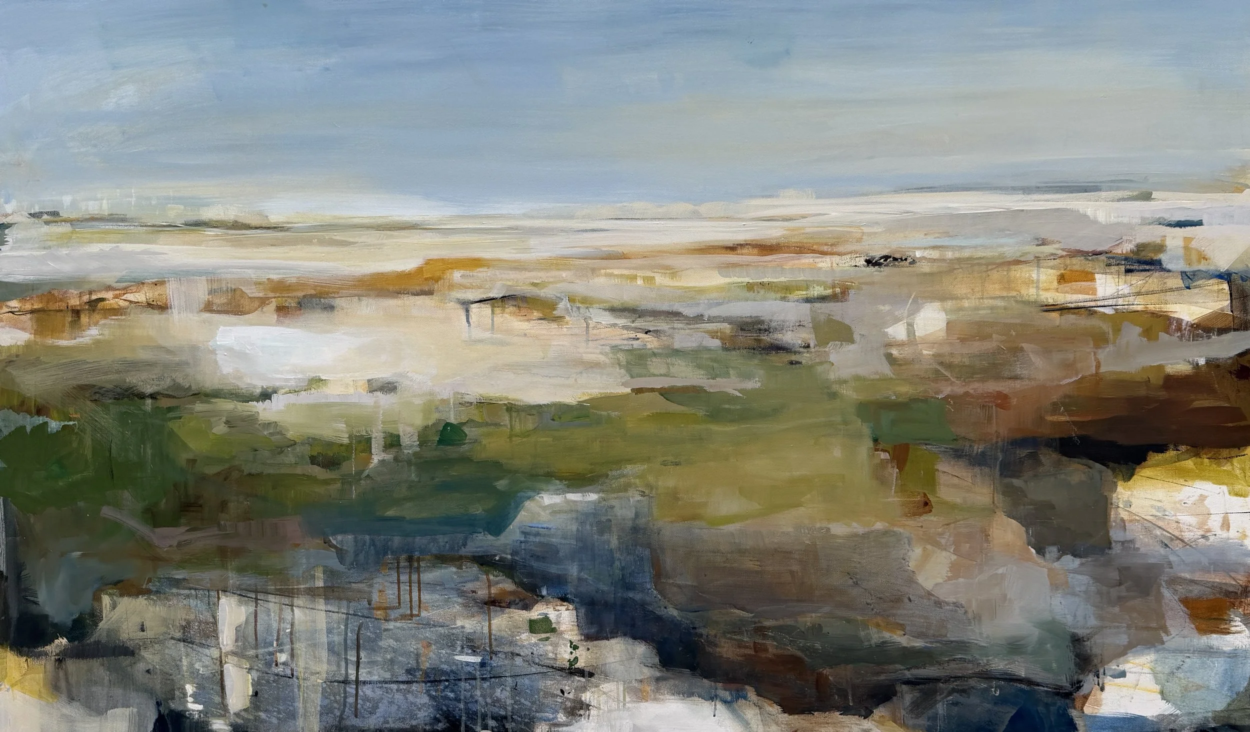 Terrace 36"x60" acrylic on canvas *available May 7th ,  Lori Austin Gallery Sonoma  *SOLD