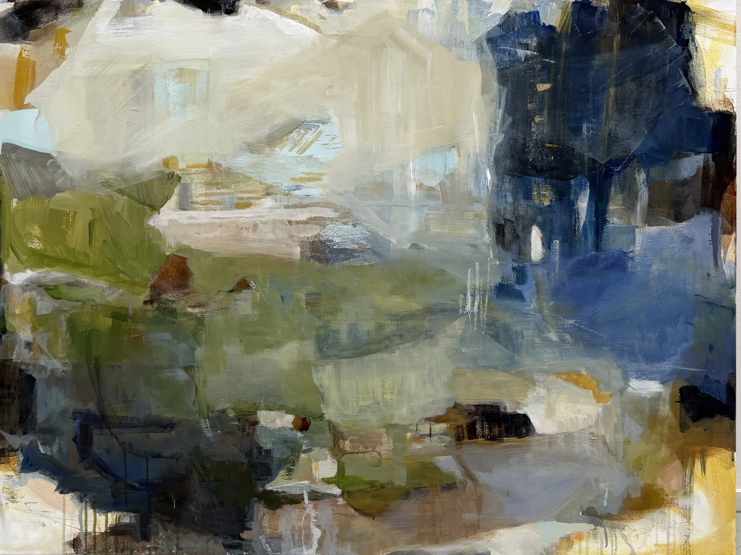 Cool Grove 36x48 acrylic on canvas *coming soon !  available May 7th at Lori Austin Gallery in Sonoma