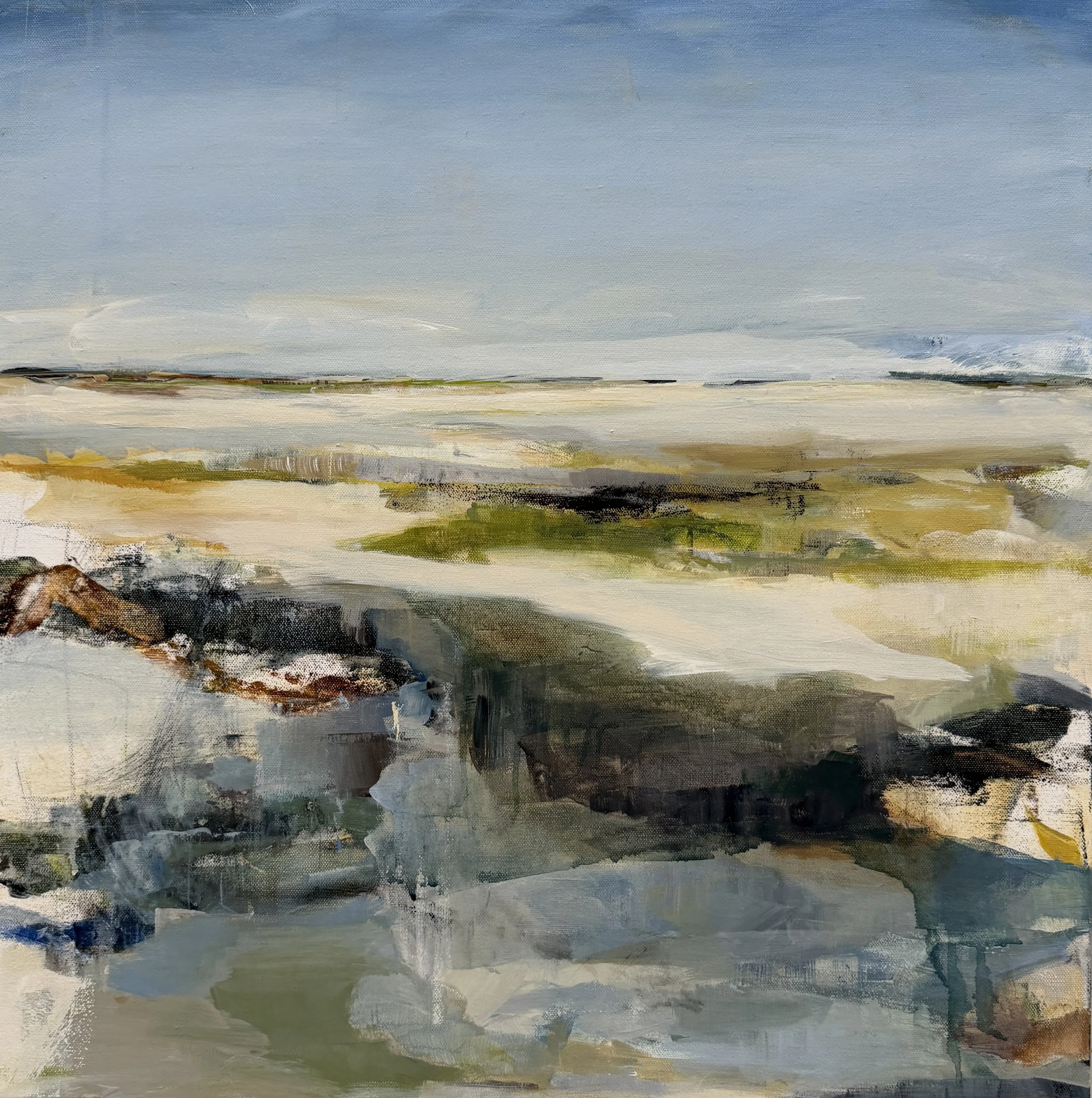 Echo Falls 24"x24" acrylic on canvas*available at Lori Austin Gallery Sonoma