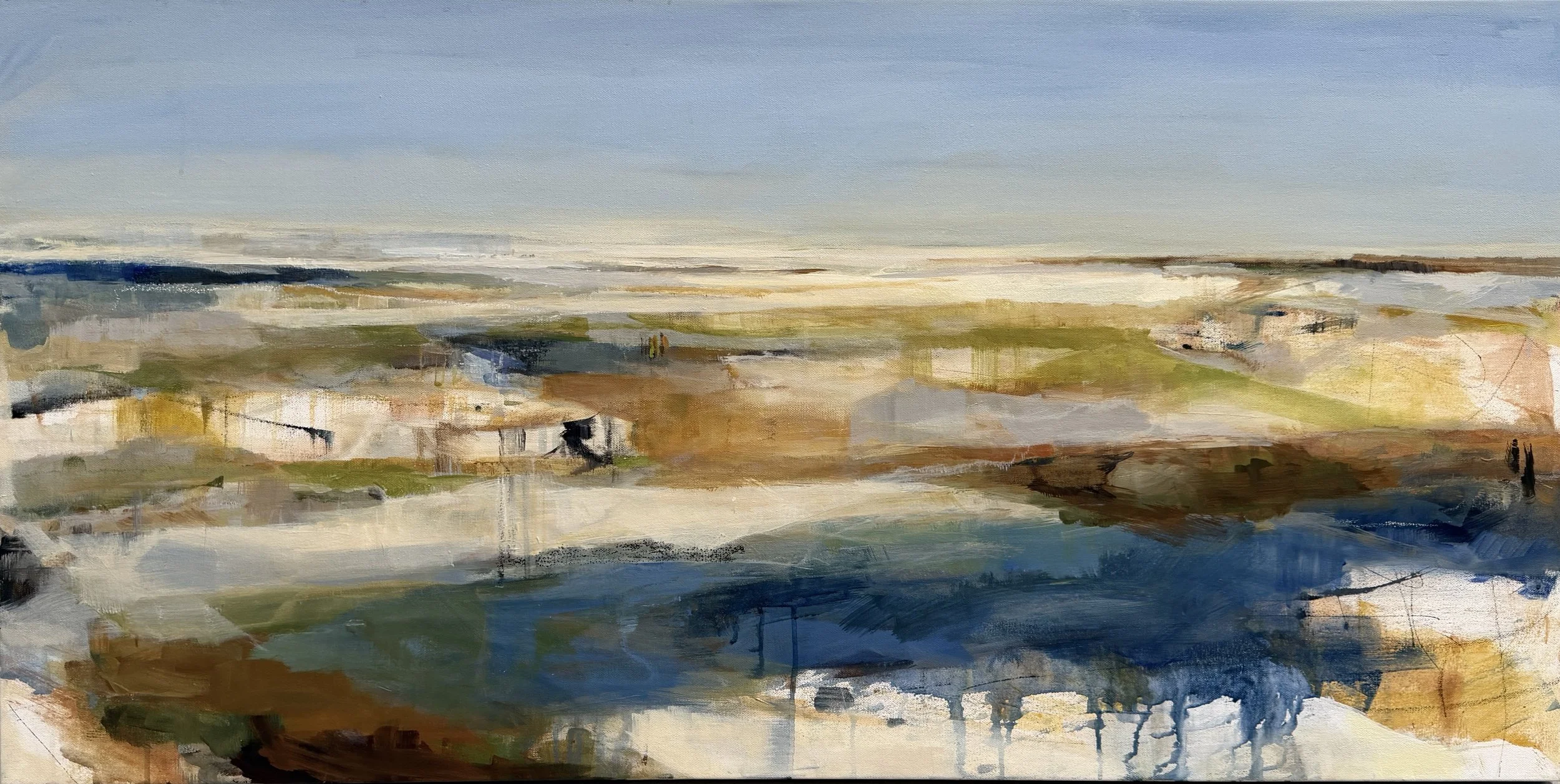 Lakeside 24"x48" Commissioned Piece
