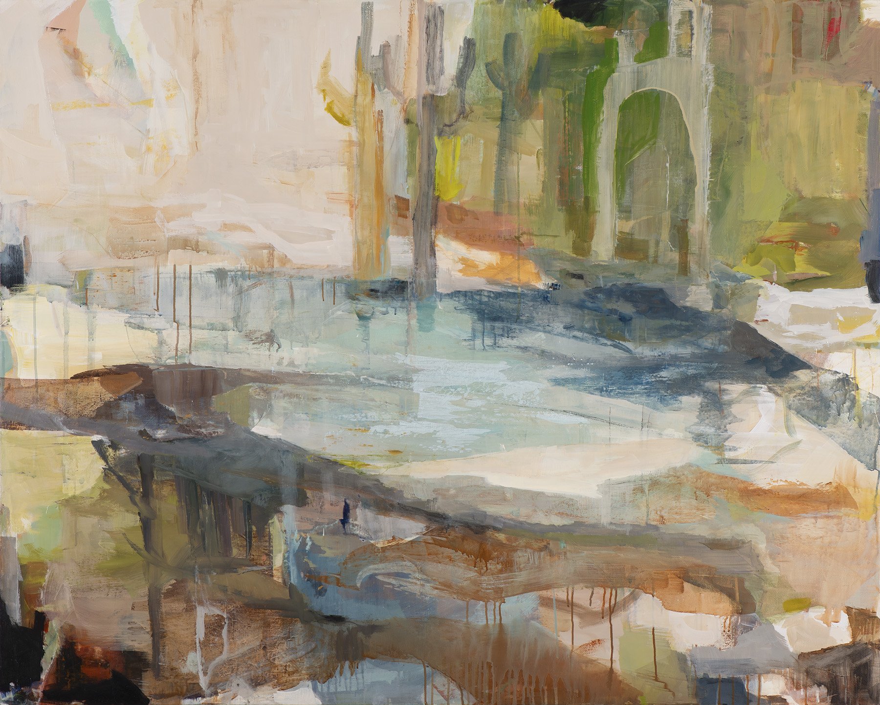 Canyon 48"x60" acrylic on canvas 