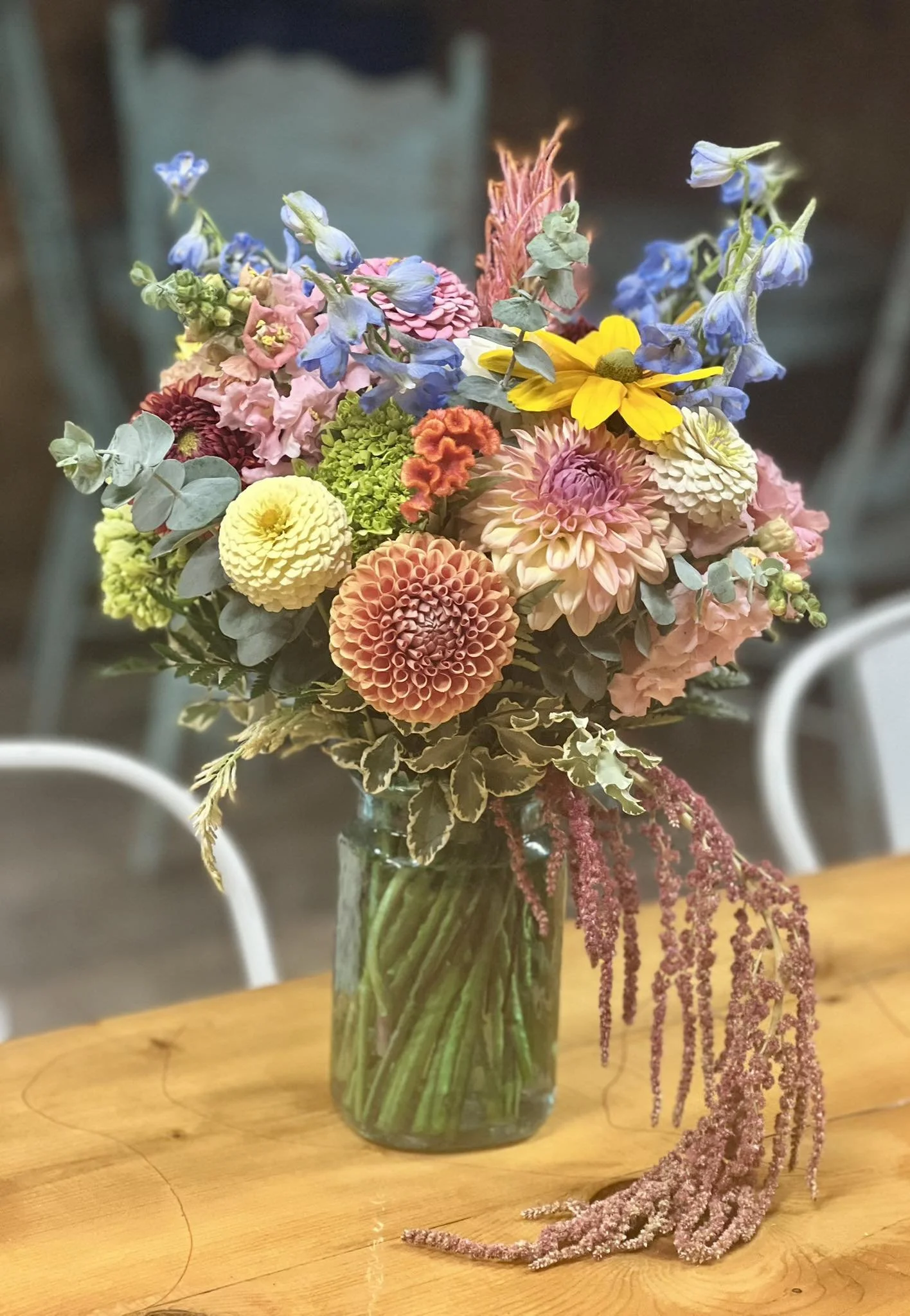 Large Custom Jar Bouquet (Quart Jar)