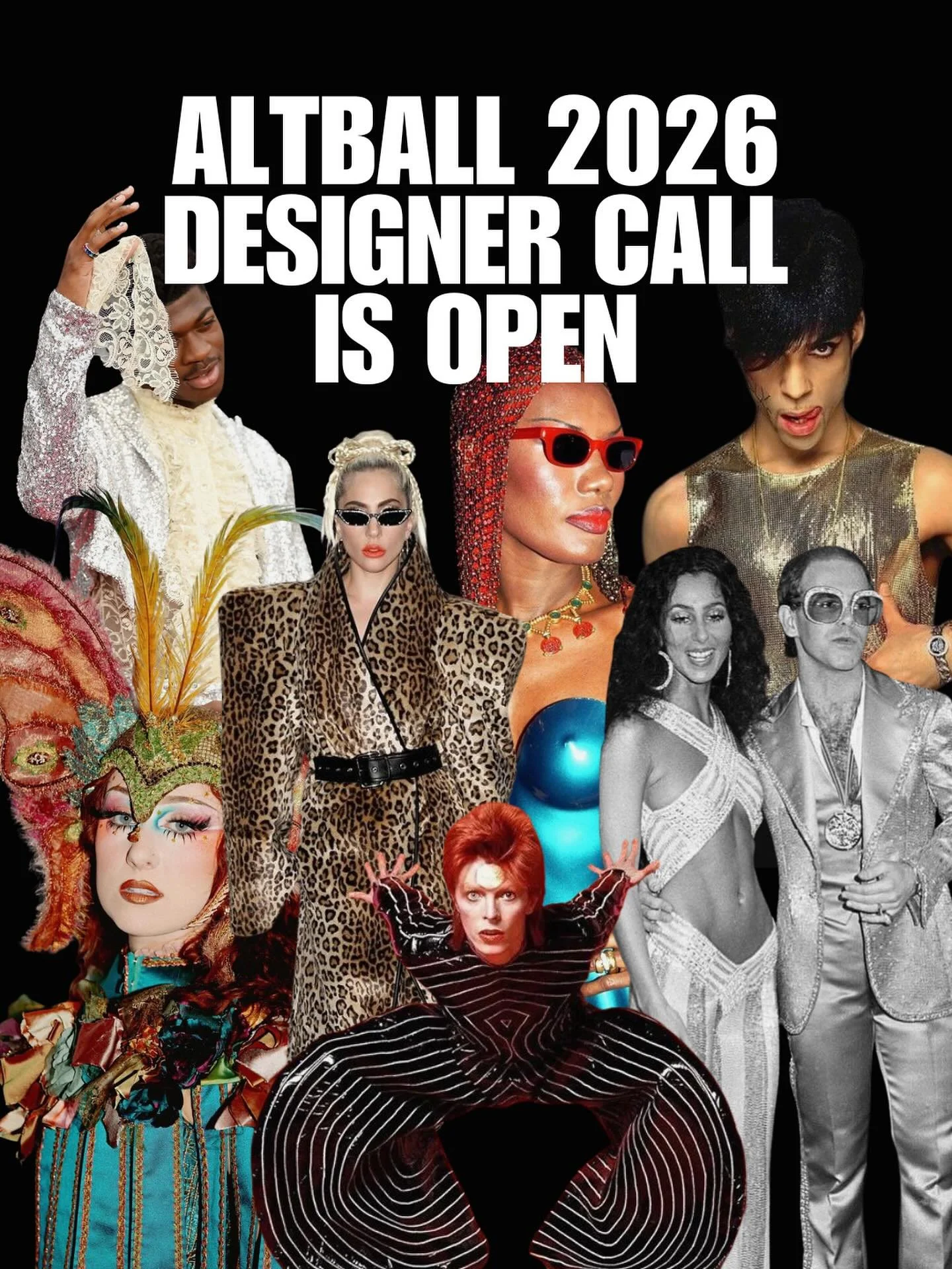 LET&rsquo;S MAKE SOME BEAUTIFUL NOISE! 👏👏👏👏

ALTBALL 2026 THEME: ICON

Music&rsquo;s greatest acts have turned clothing into rebellion, identity and liberation. From Bowie&rsquo;s glam to to Gaga&rsquo;s avant-garde armor&mdash;our favorite artis