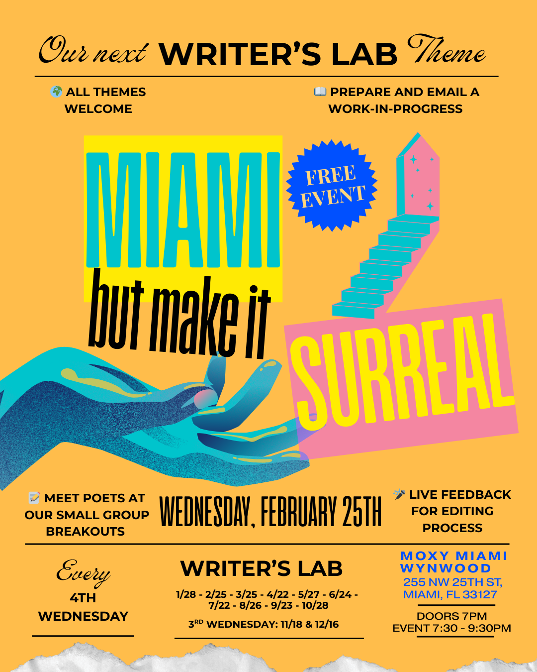 FEBRUARY - WRITER’S LAB