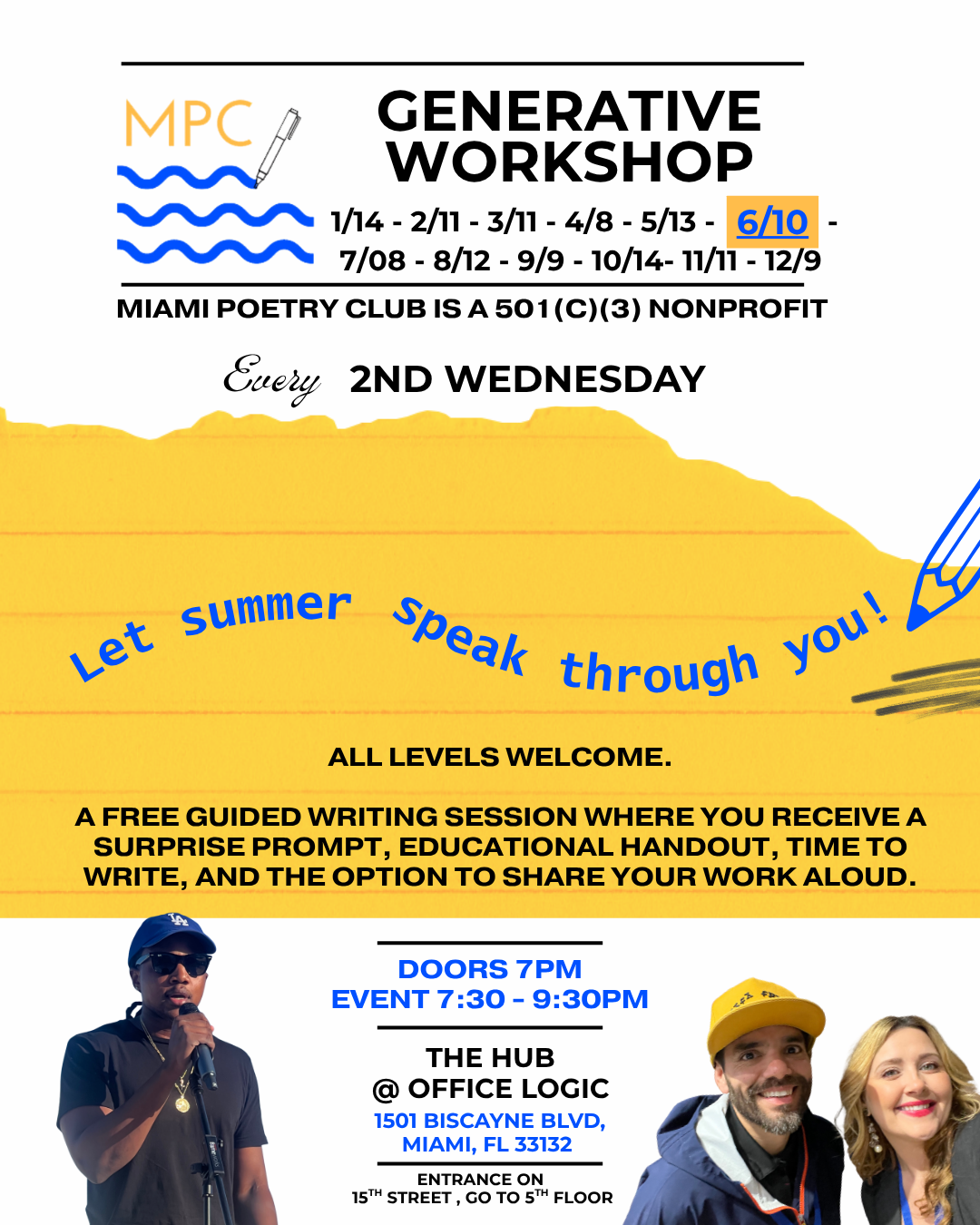 JUNE 10th 2026 - GENERATIVE WORKSHOP 