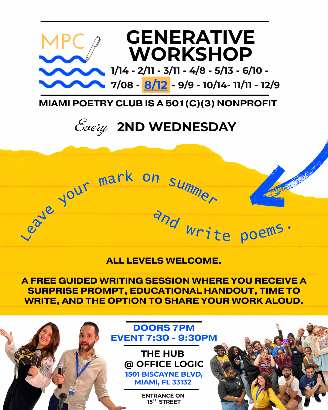 AUGUST 12TH 2026 - GENERATIVE WORKSHOP