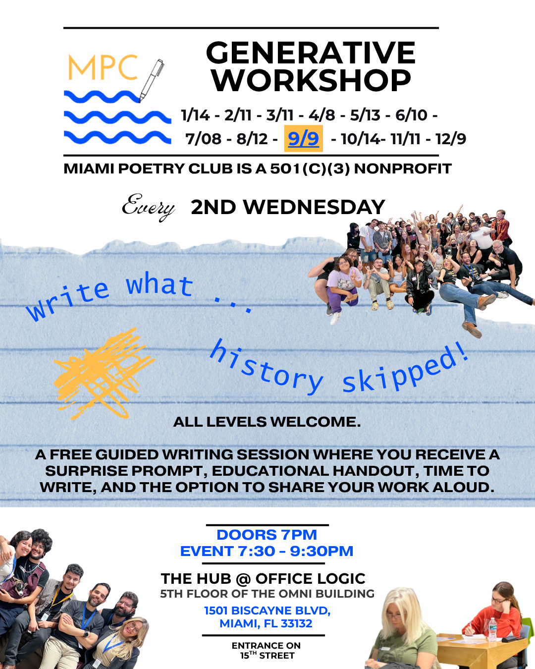 SEPTEMBER 9TH 2026 - GENERATIVE WORKSHOP 