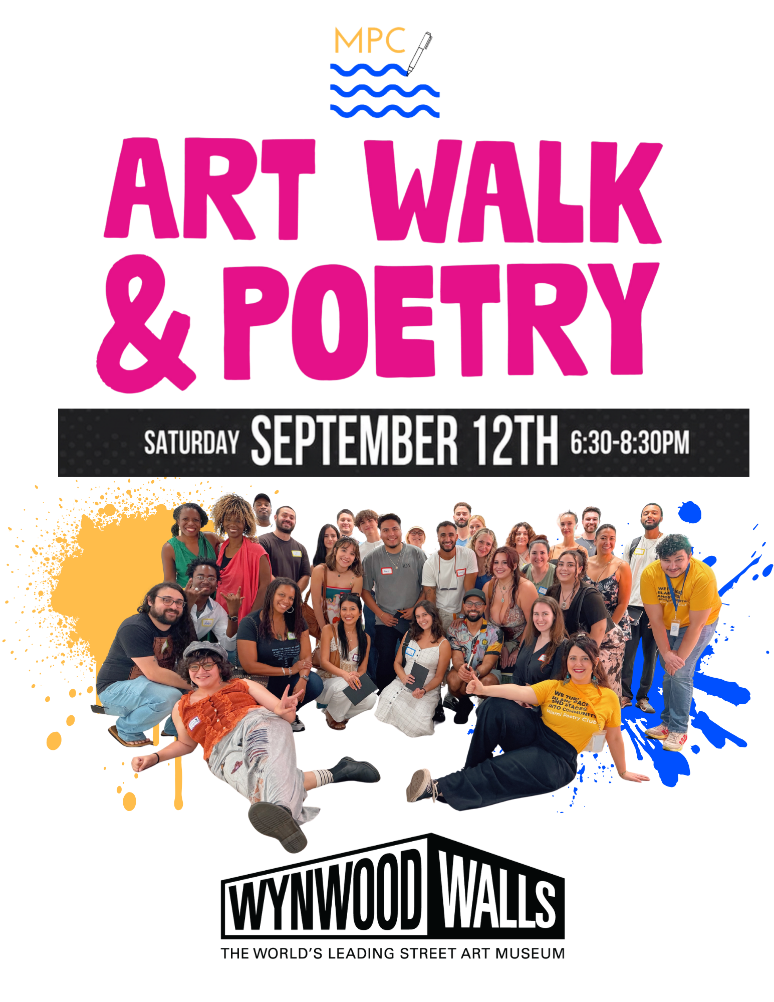 SEPTEMBER 12TH - Wynwood Walls - Art Walk &amp; Poetry 