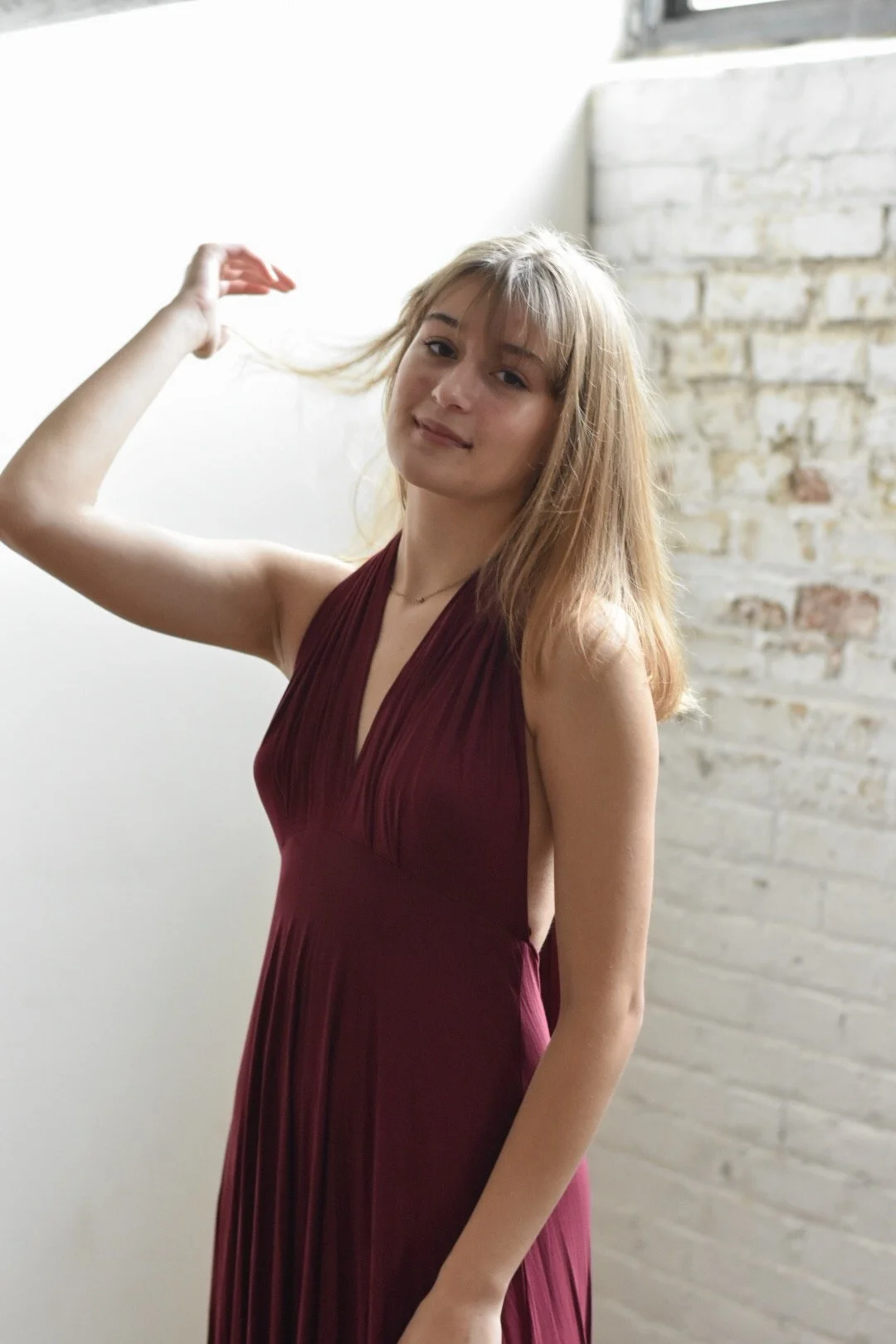 Lulu's Tricks of the Trade Burgundy Maxi Dress