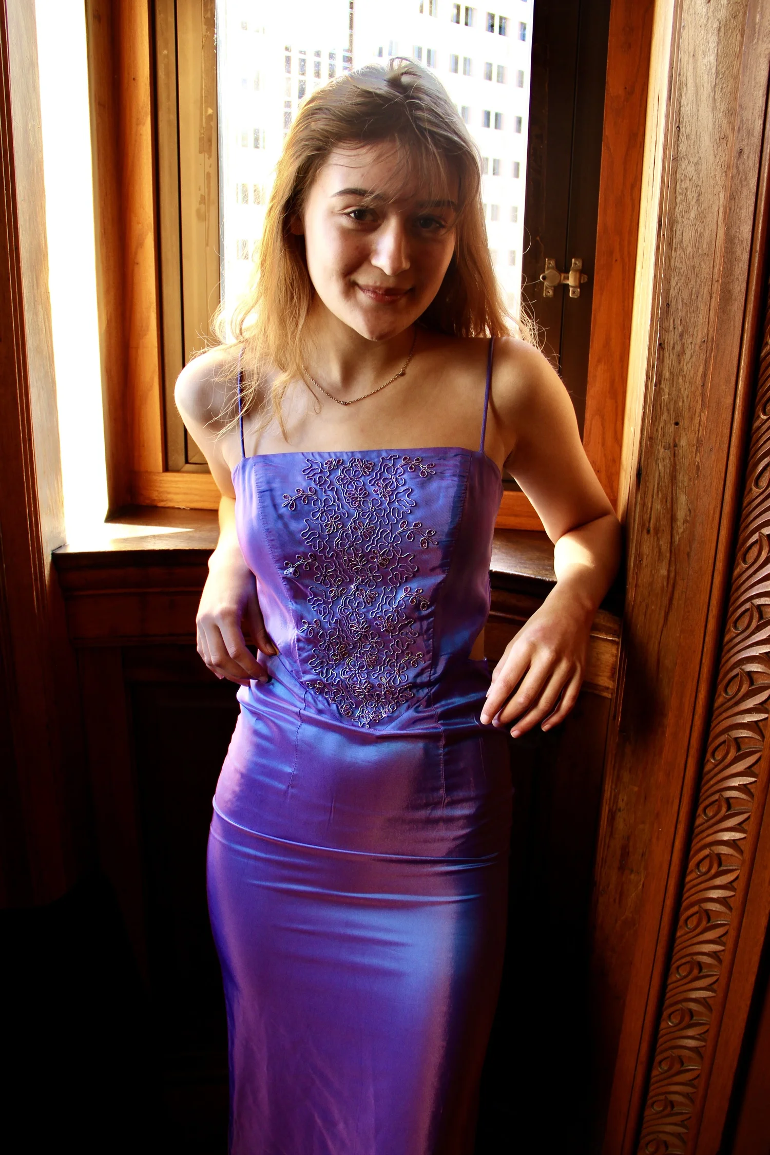 Purple Iridescent Dress | Pass Down The Gown  passdownthegown