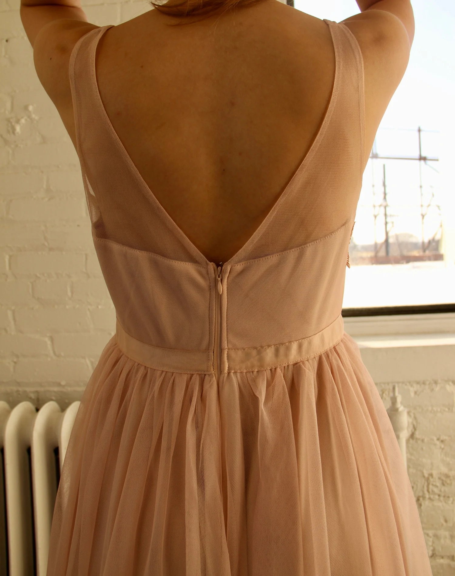 huge bridesmaid dresses Cicinia Plus Size Emulation Silk Bridesmaid Dresses with Sleeves, Lilac main image 1