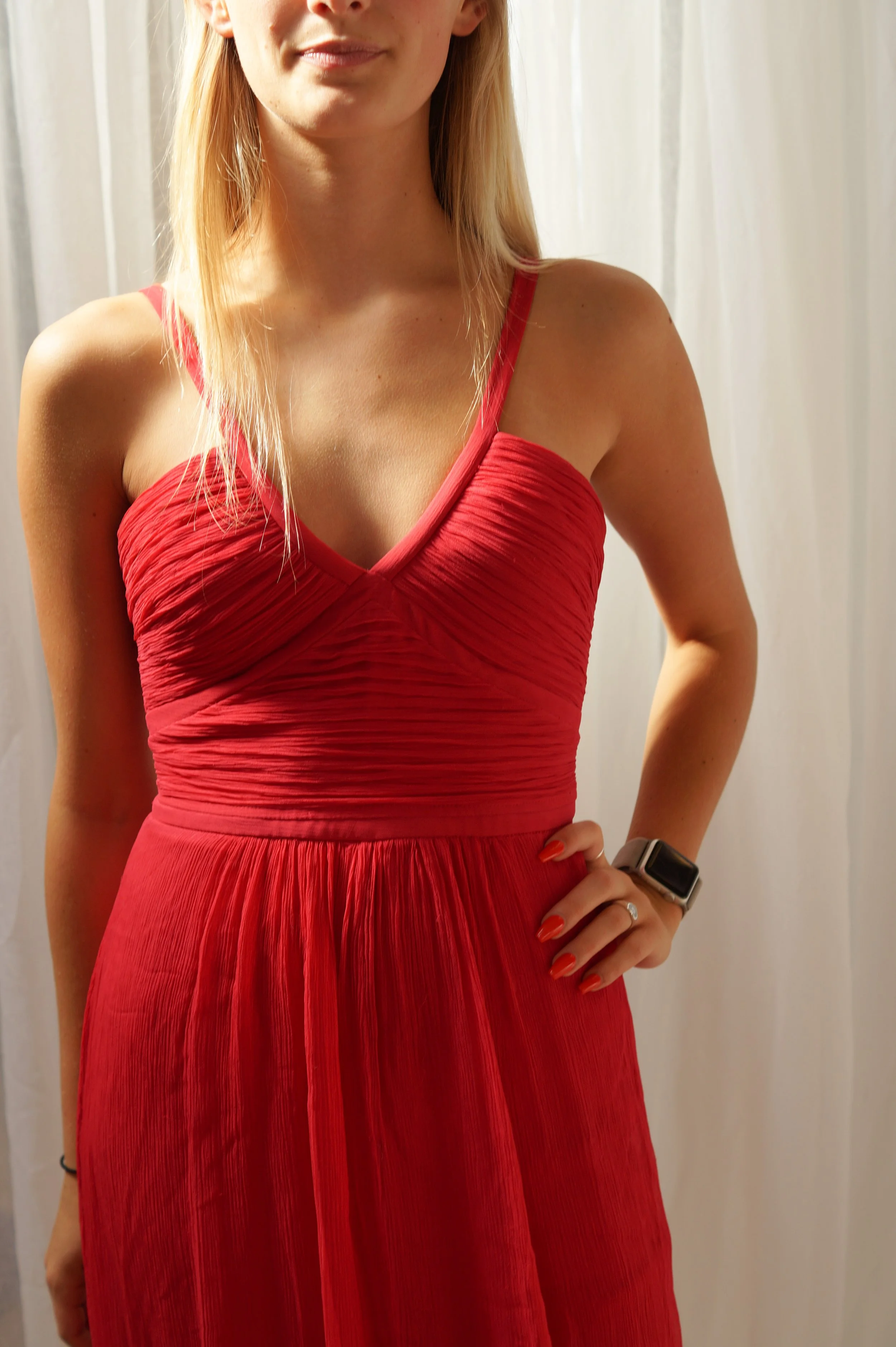 BCBG Maxi Red Dress Pass Down the Gown passdownthegown