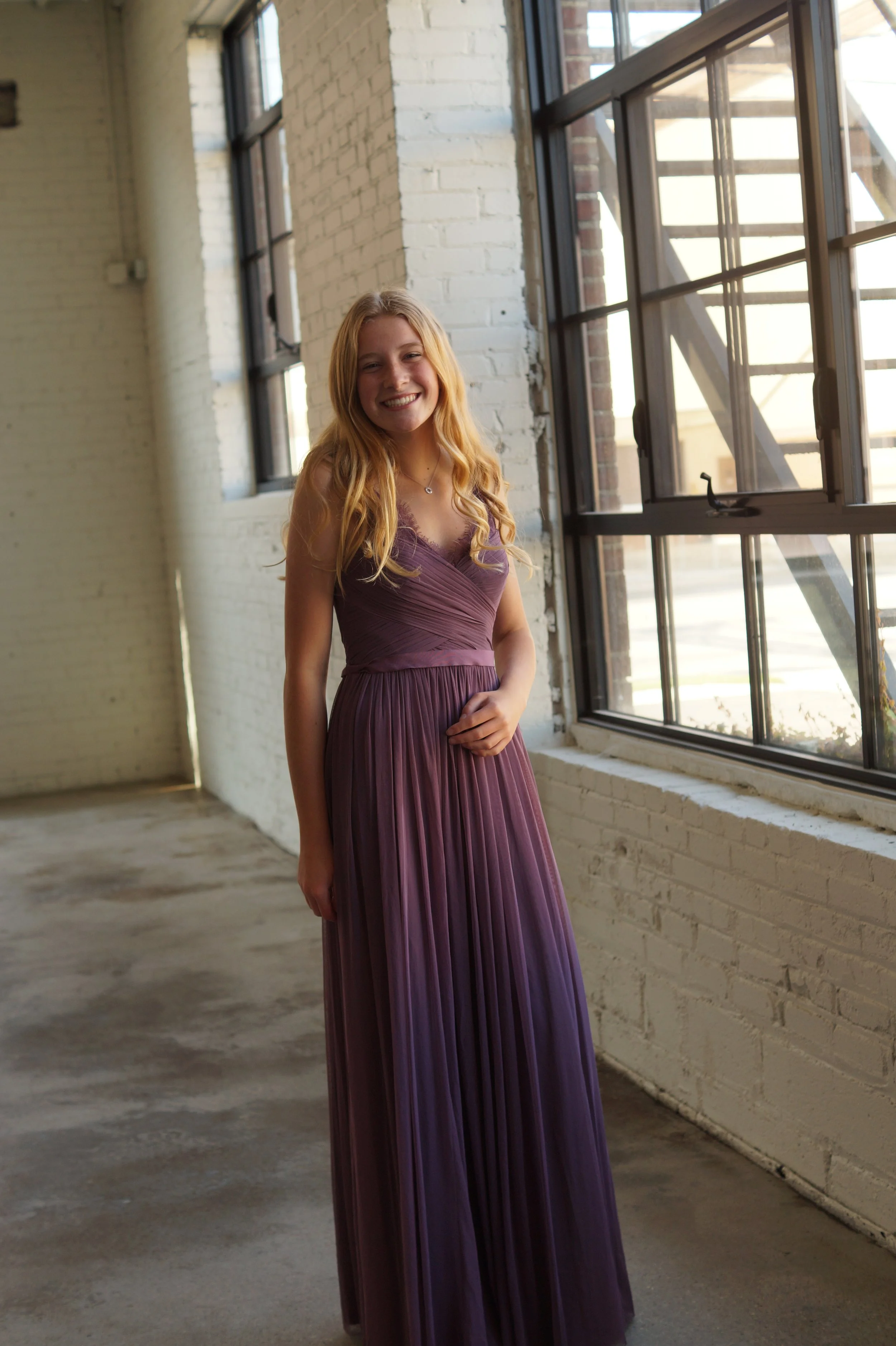 Hitherto Purple Lace Dress