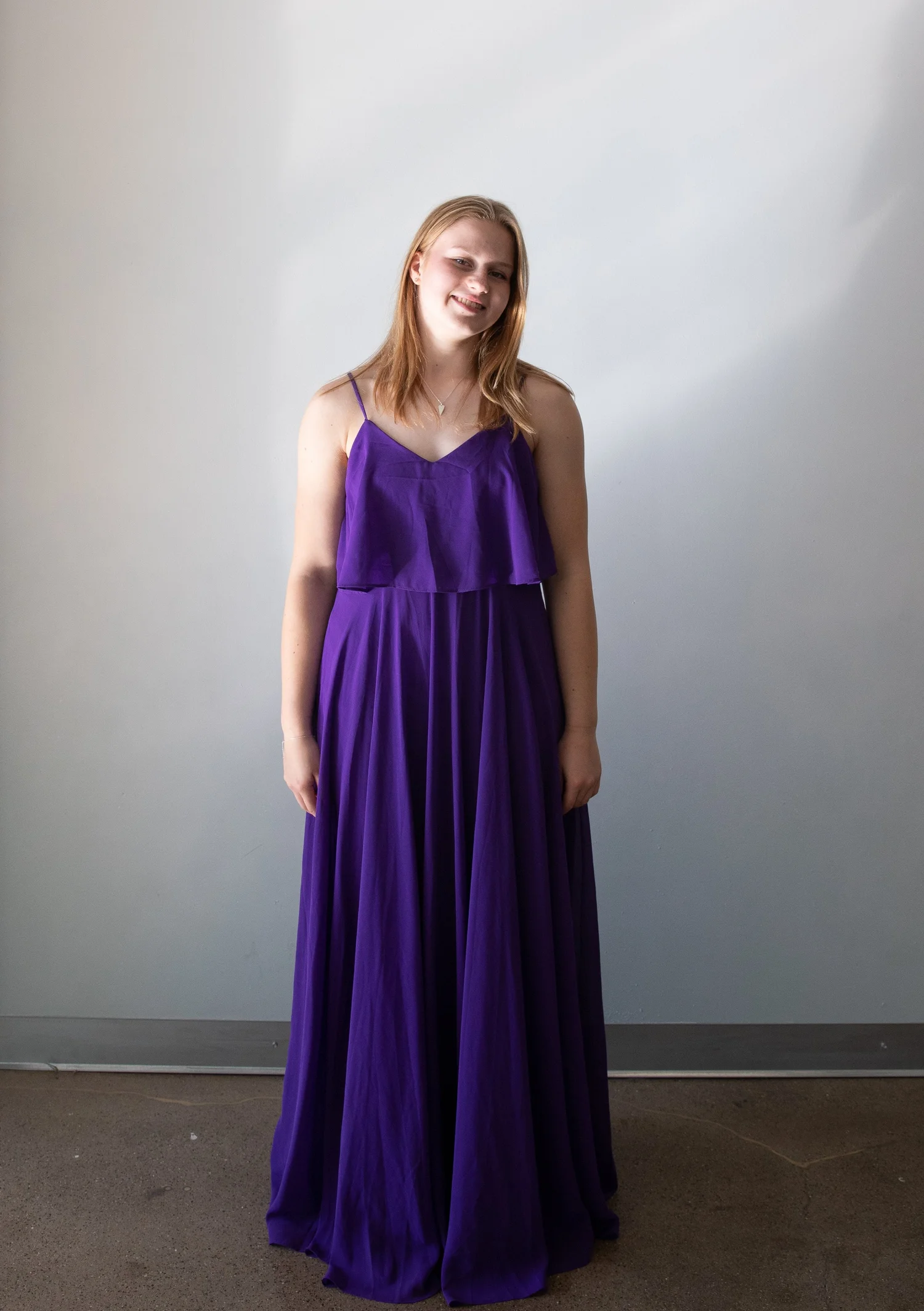 light purple floral maxi dress Baltic Born Womens Lina Maxi Dress | Purple + White Floral