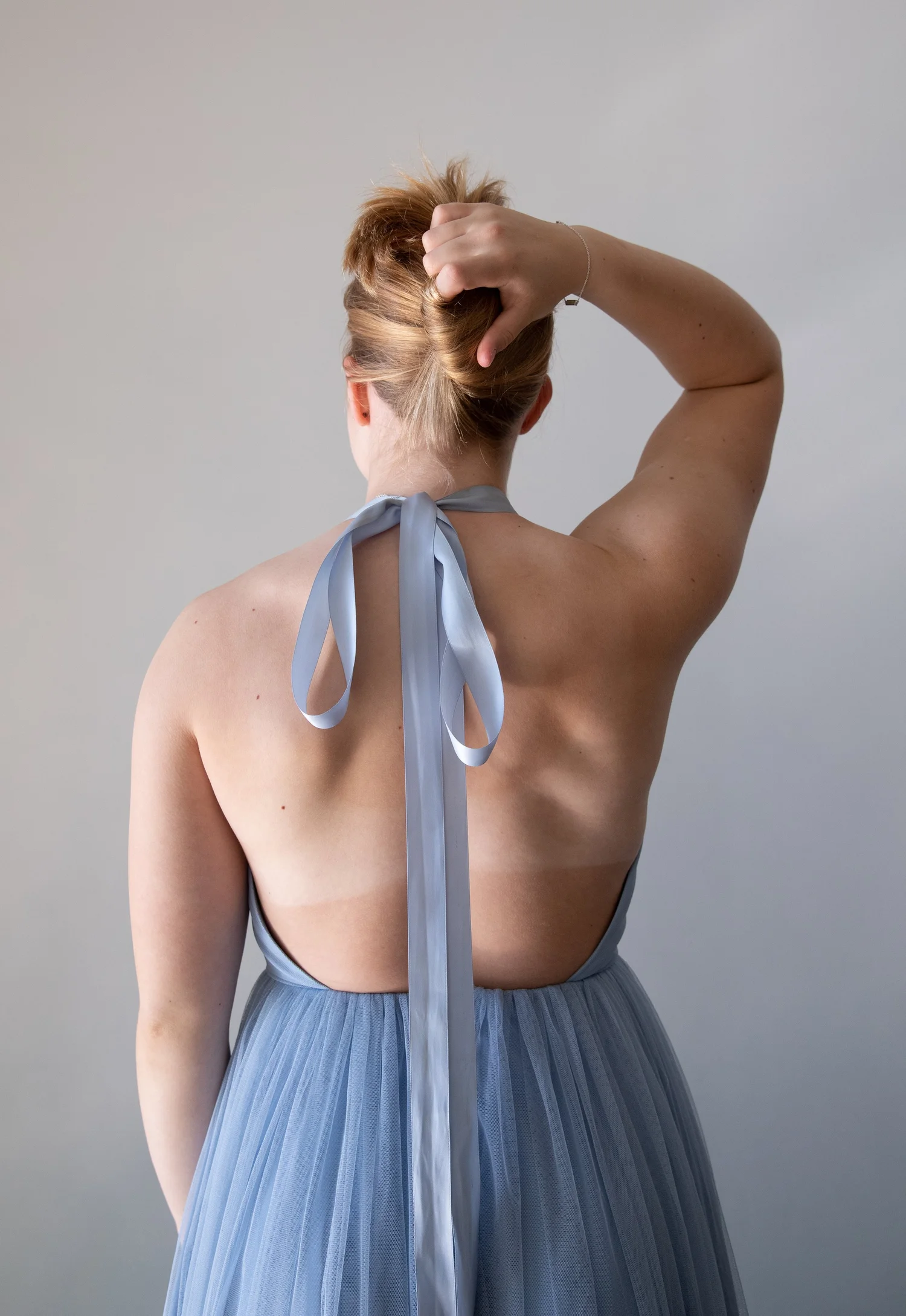 ASOS DESIGN Curve Premium Tulle Maxi Prom Dress with Ribbon Ties | Pass  Down the Gown  passdownthegown
