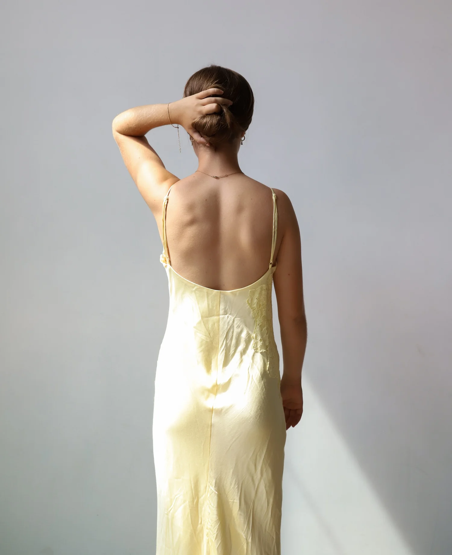 Avoco Lace detail canary yellow slip | Pass down the Gown passdownthegown Avoco Lace detail canary yellow slip | Pass down the Gown passdownthegown
