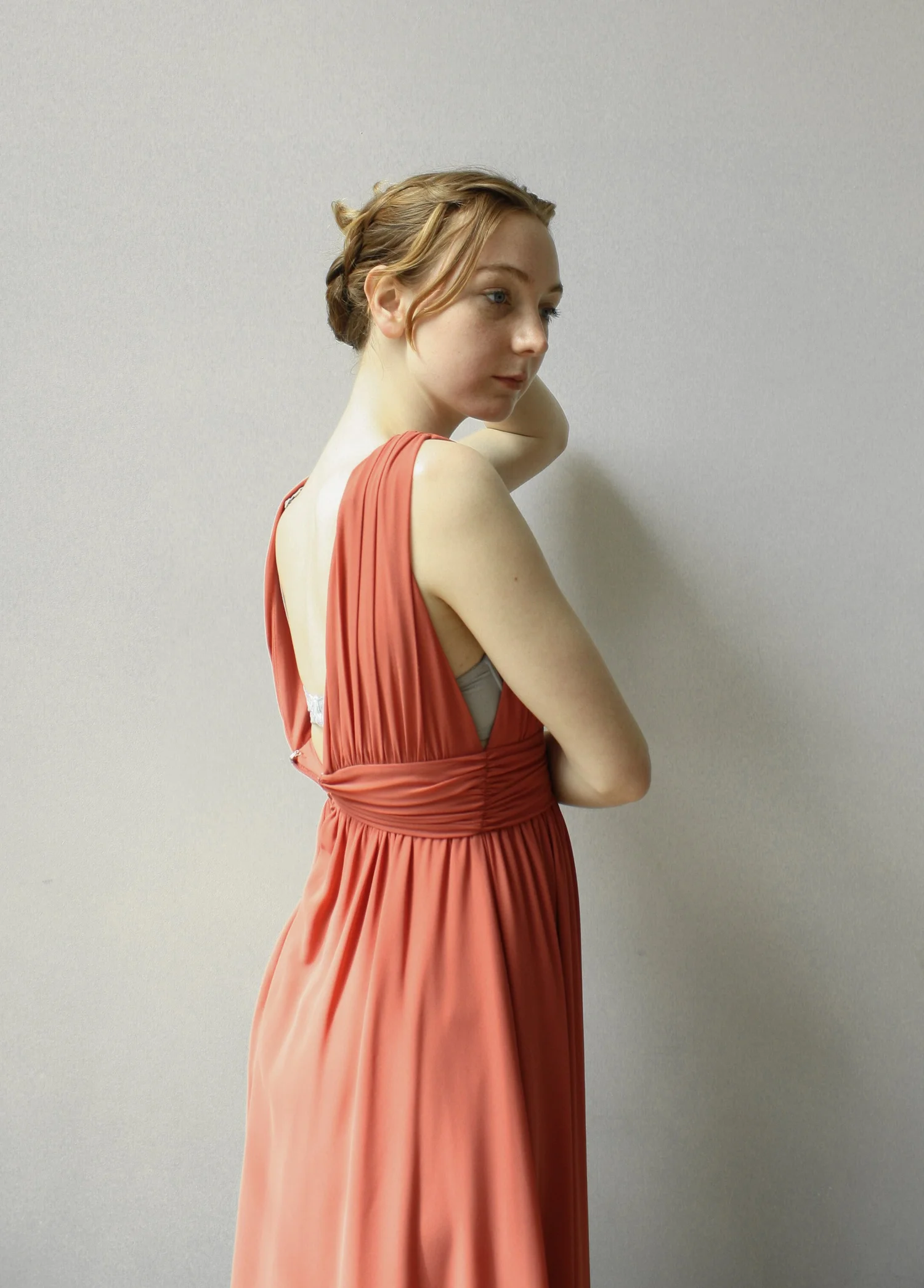 knee length dresses for ladies Moonlight Maxi Dress - Blush, Large | Hazel and Olive main image 0