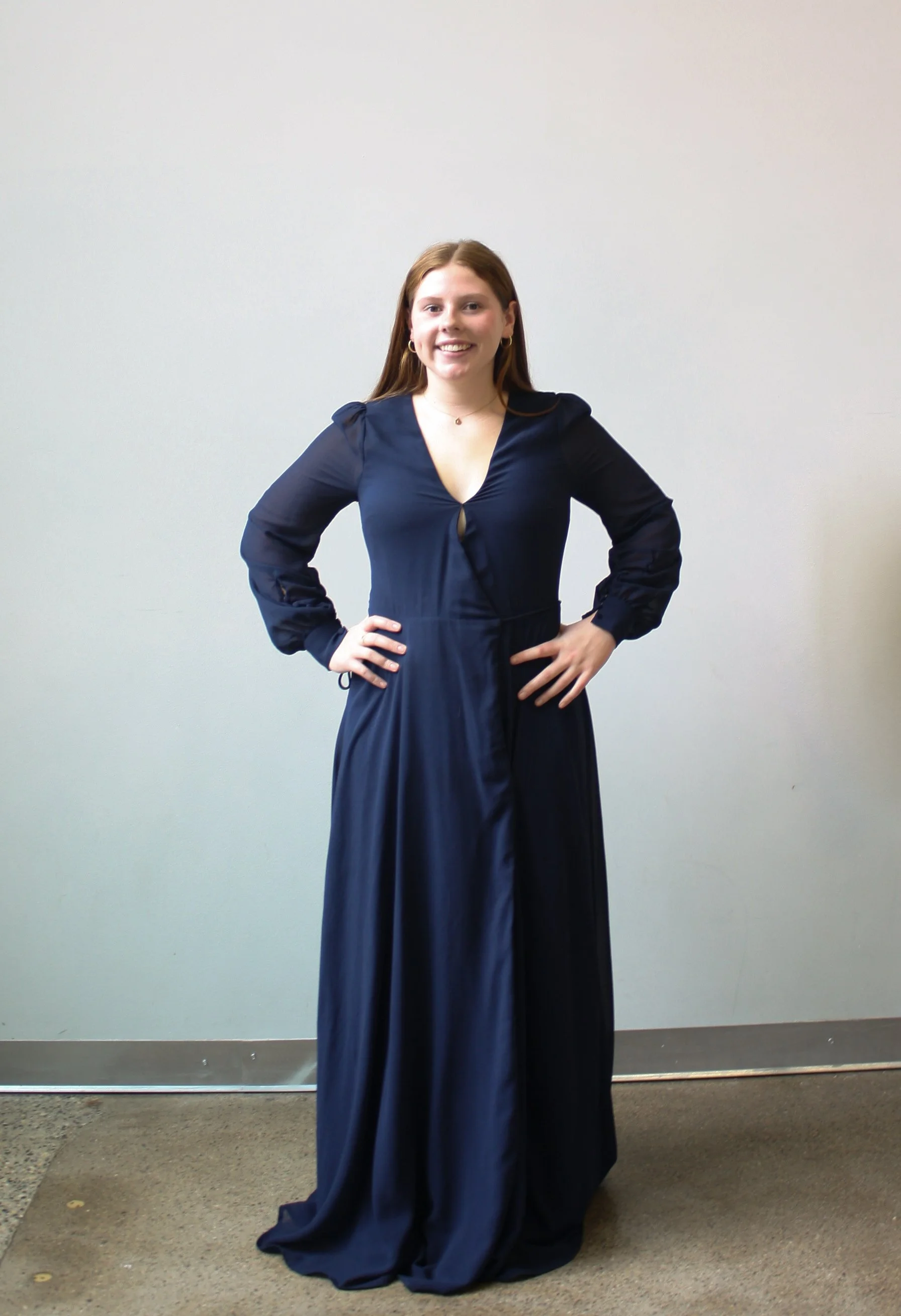 Lulu's Navy Long Sleeve