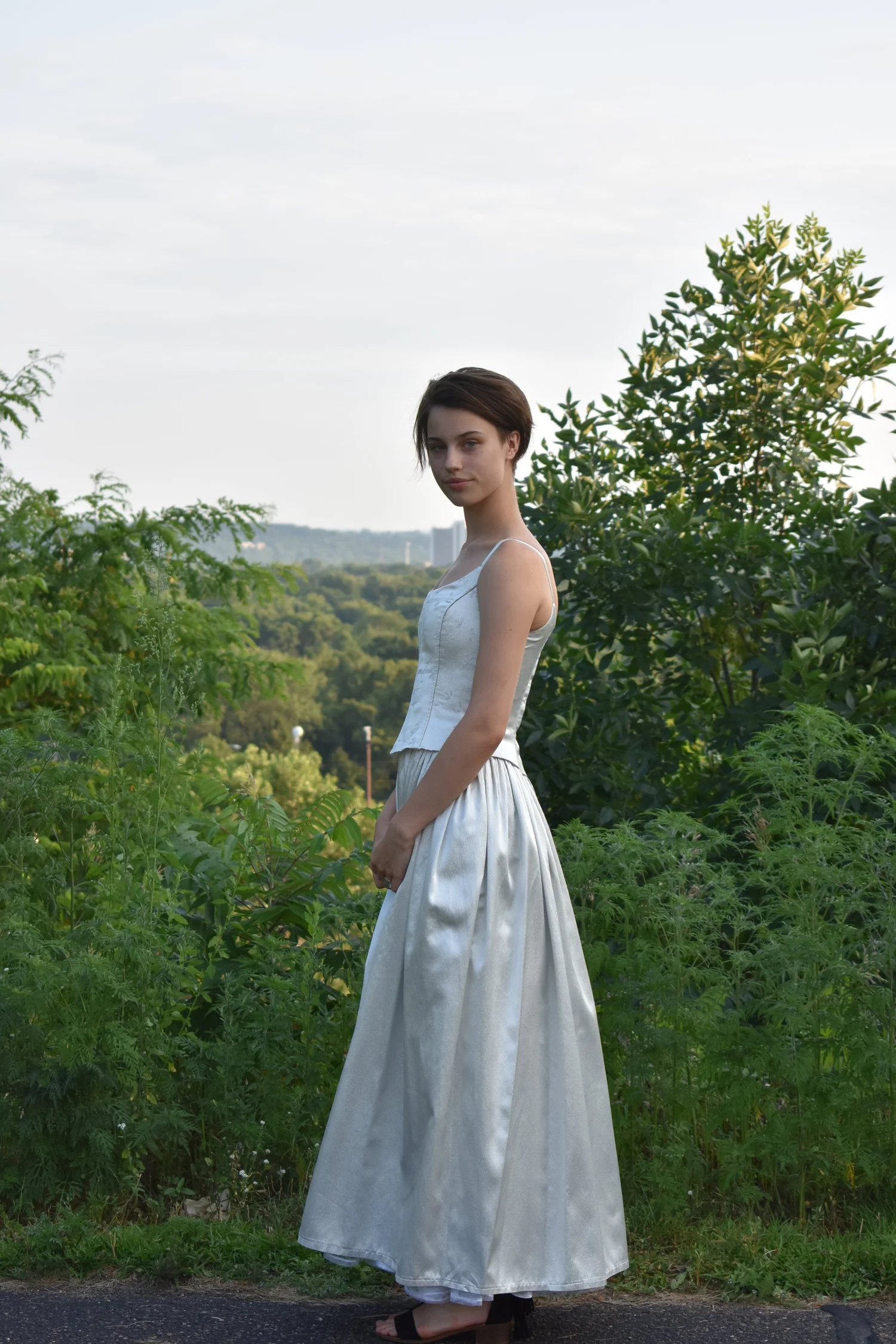 White Jessica McClintock Dress | Pass Down The Gown  passdownthegown
