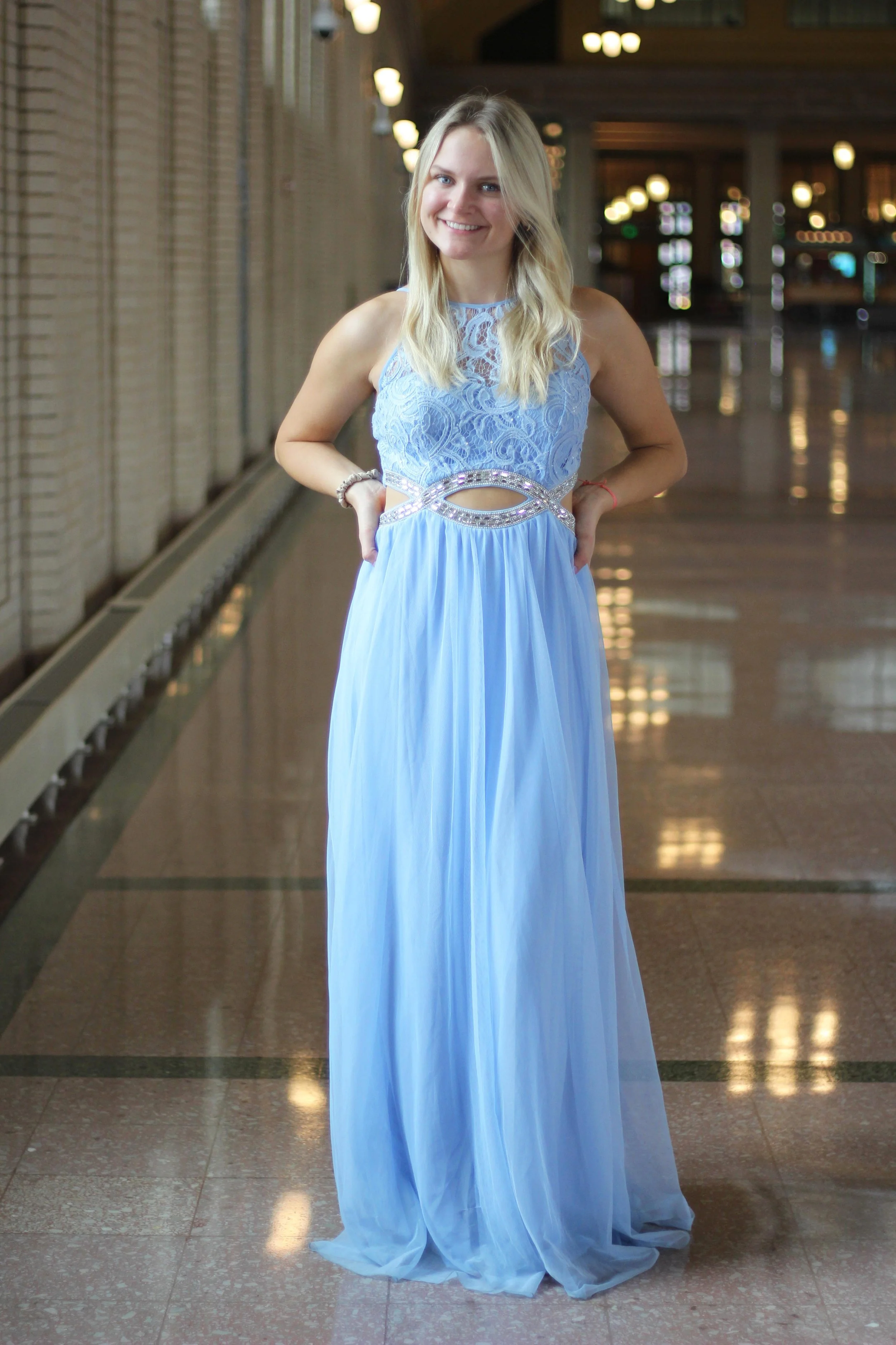 Speechless Baby Blue Gown