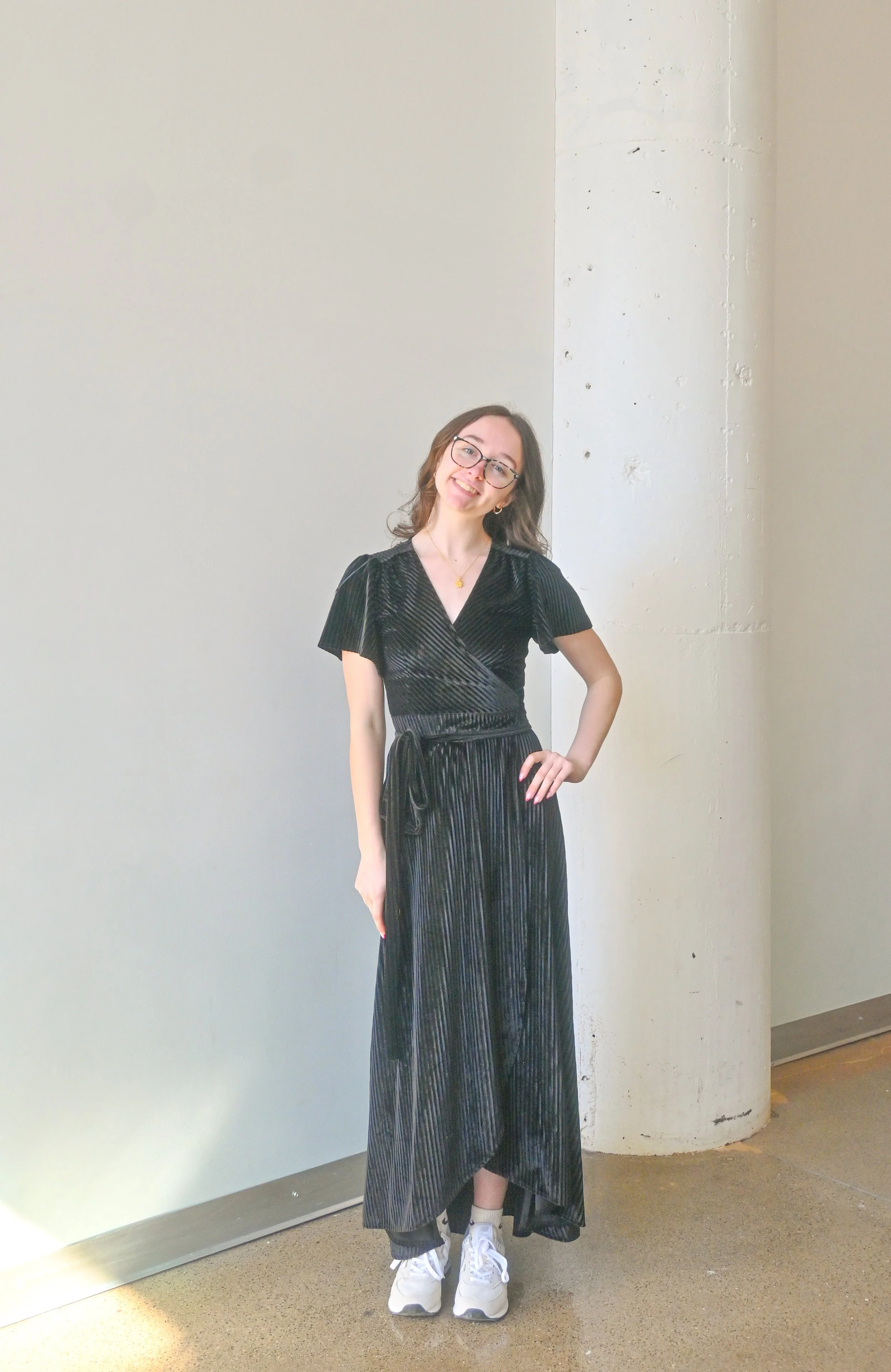 Baltic Born Velvet Wrap Dress