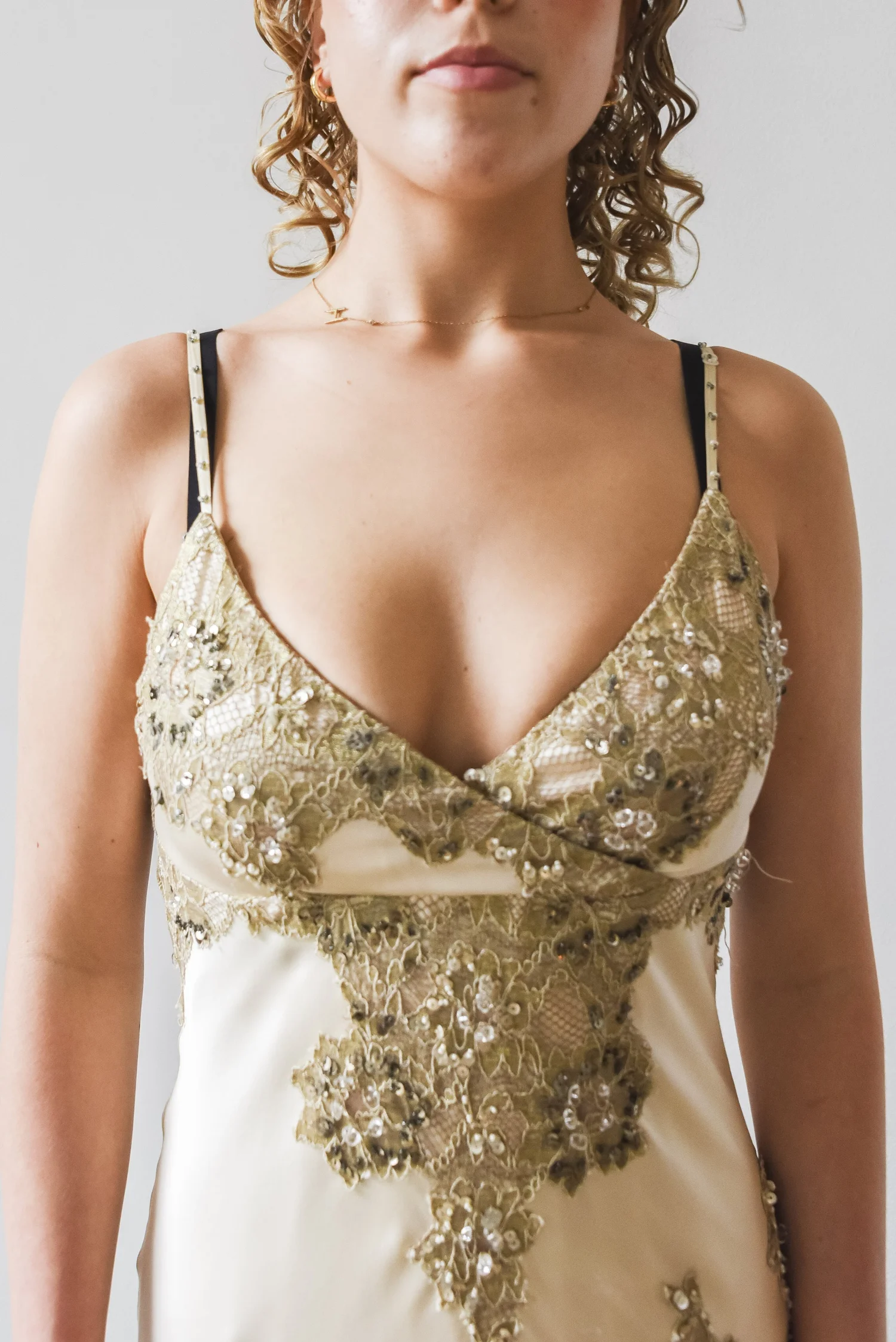 rose gold infinity dress bridesmaid Sue Wong Strapless Scalloped Embroidered Dress – New Yorker's Apparel
