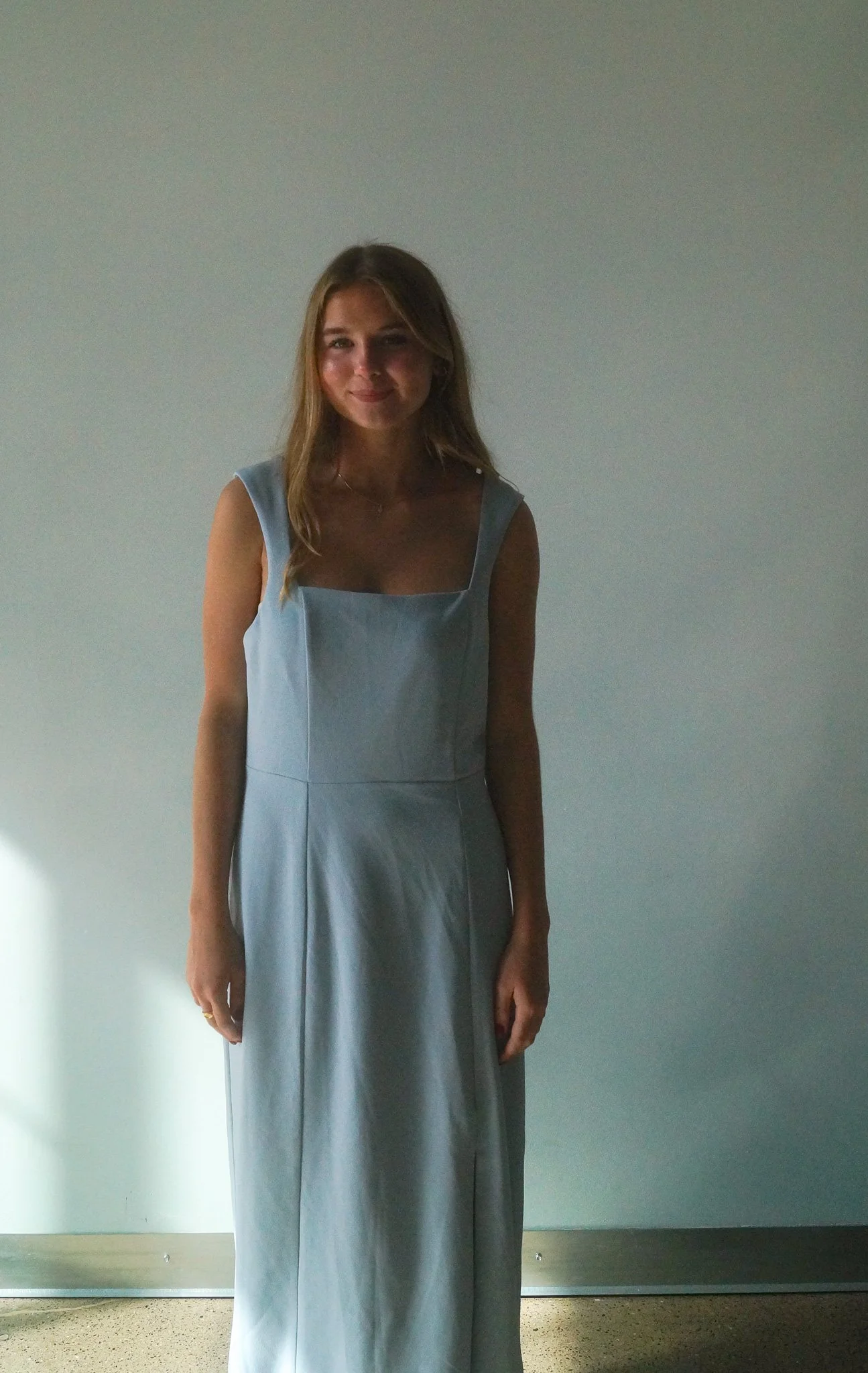 Mumu Periwinkle Square Neck Gown