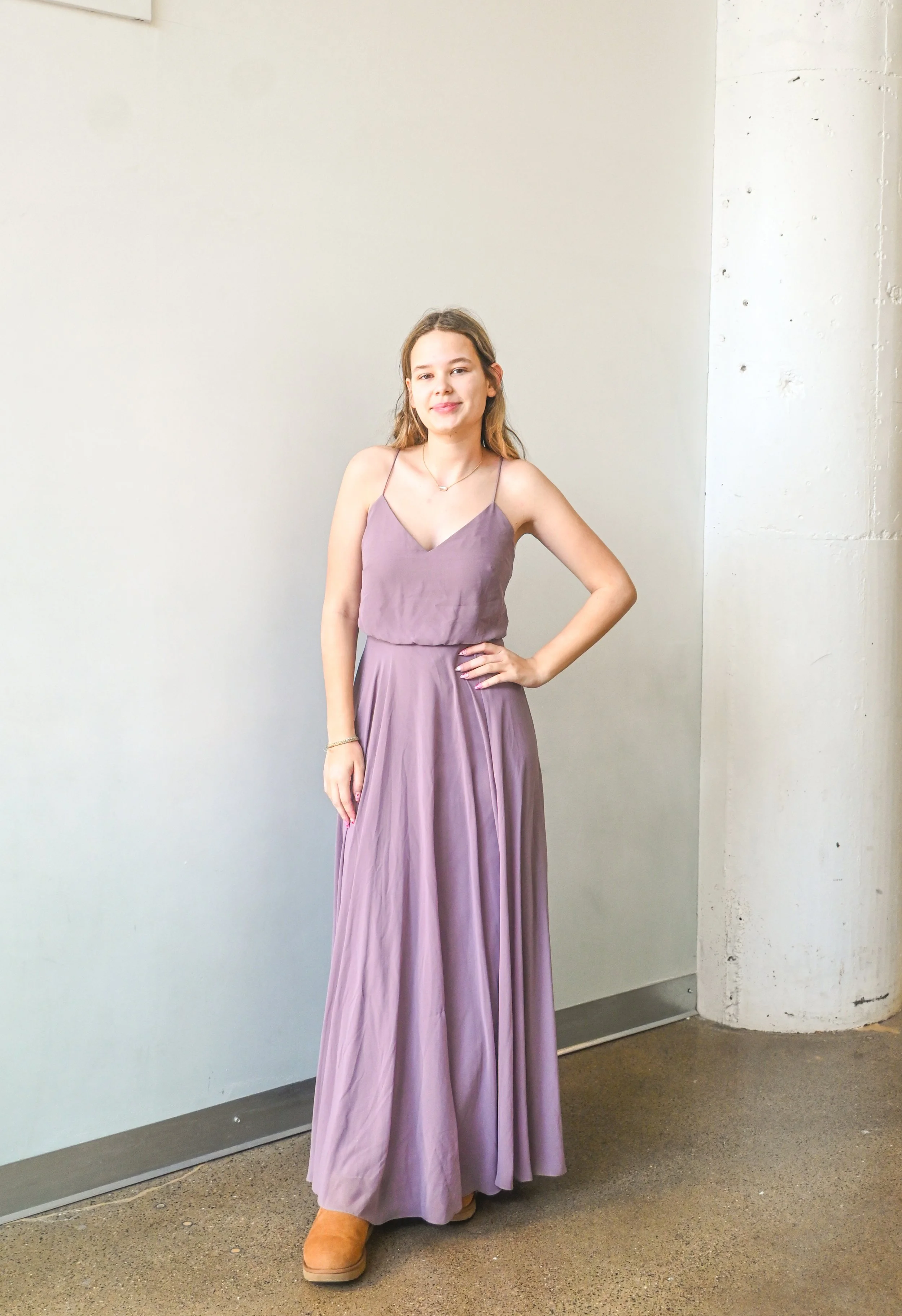 Jenny Yoo Inesse Purple Gown