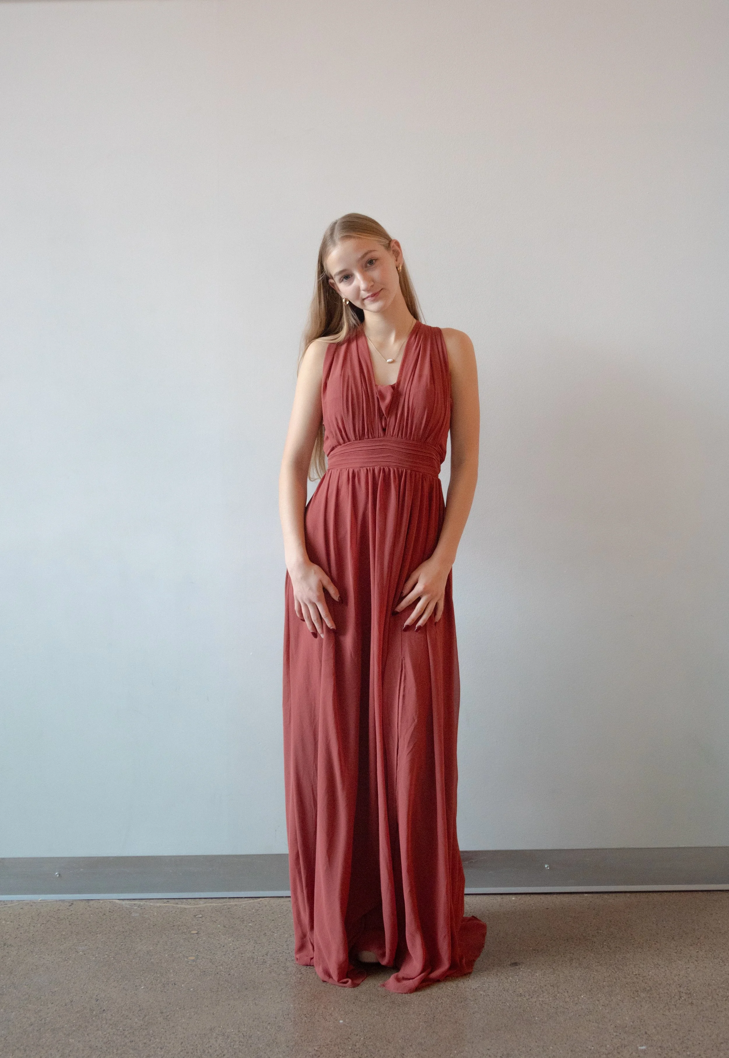 Birdie Grey Rusty Sash Stappy dress