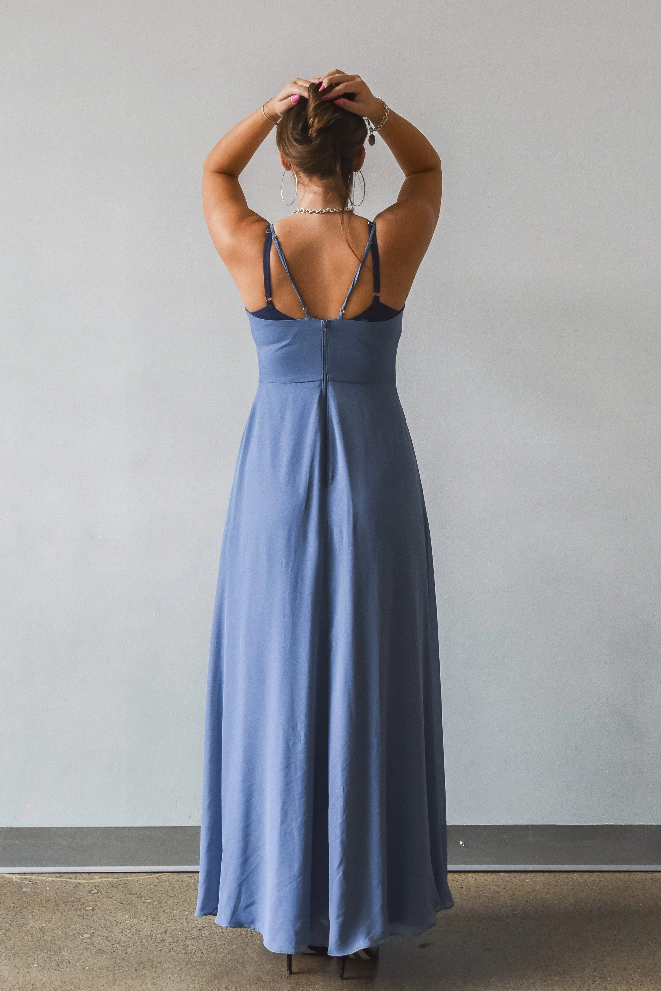 Aidan Mattox ビーズVネックロングドレス Aidan Mattox V-Neck Sleeveless Jacquard Ballgown | Dillard's