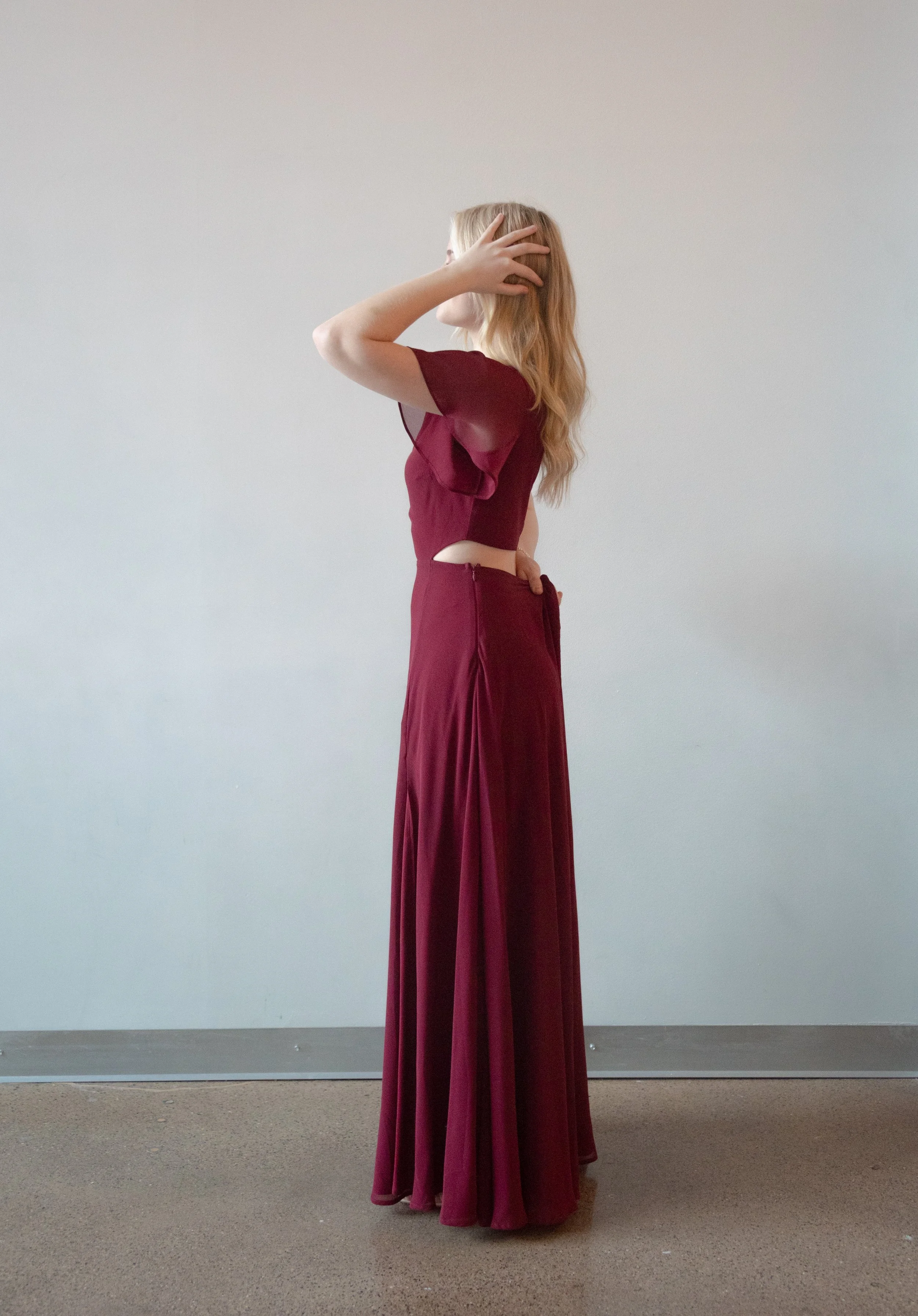 Trade Dress Convertible Dress Lulus Tricks Of The Trade Burgundy