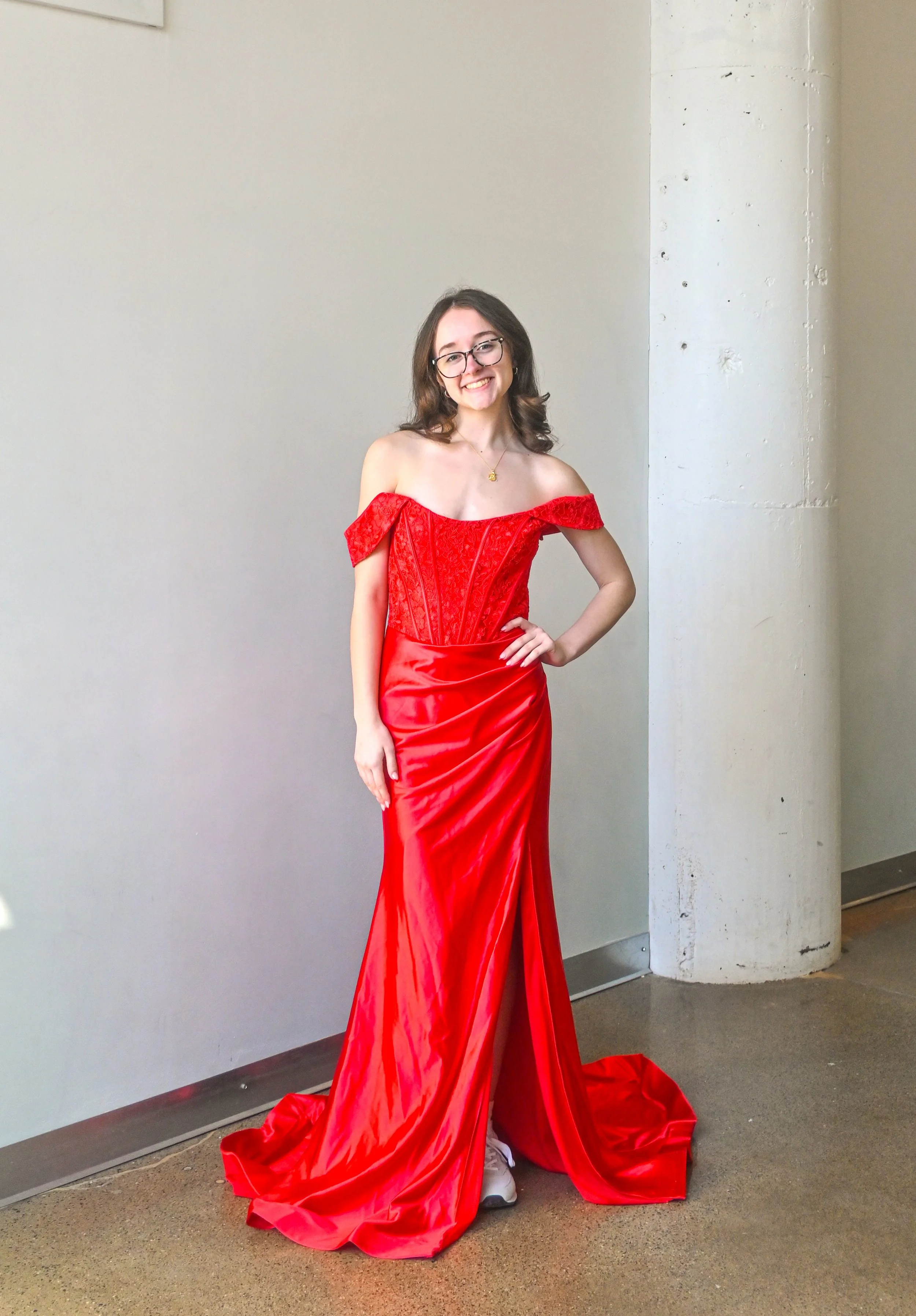 Wear Your Love Red Corset Gown
