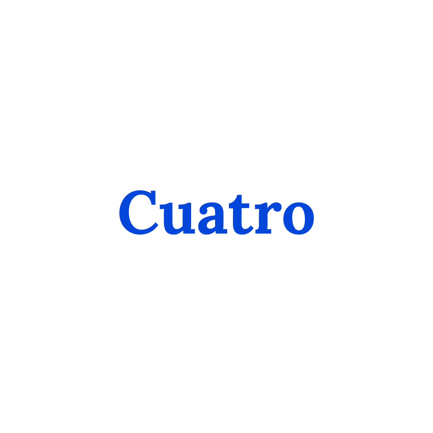 Cuatro 
