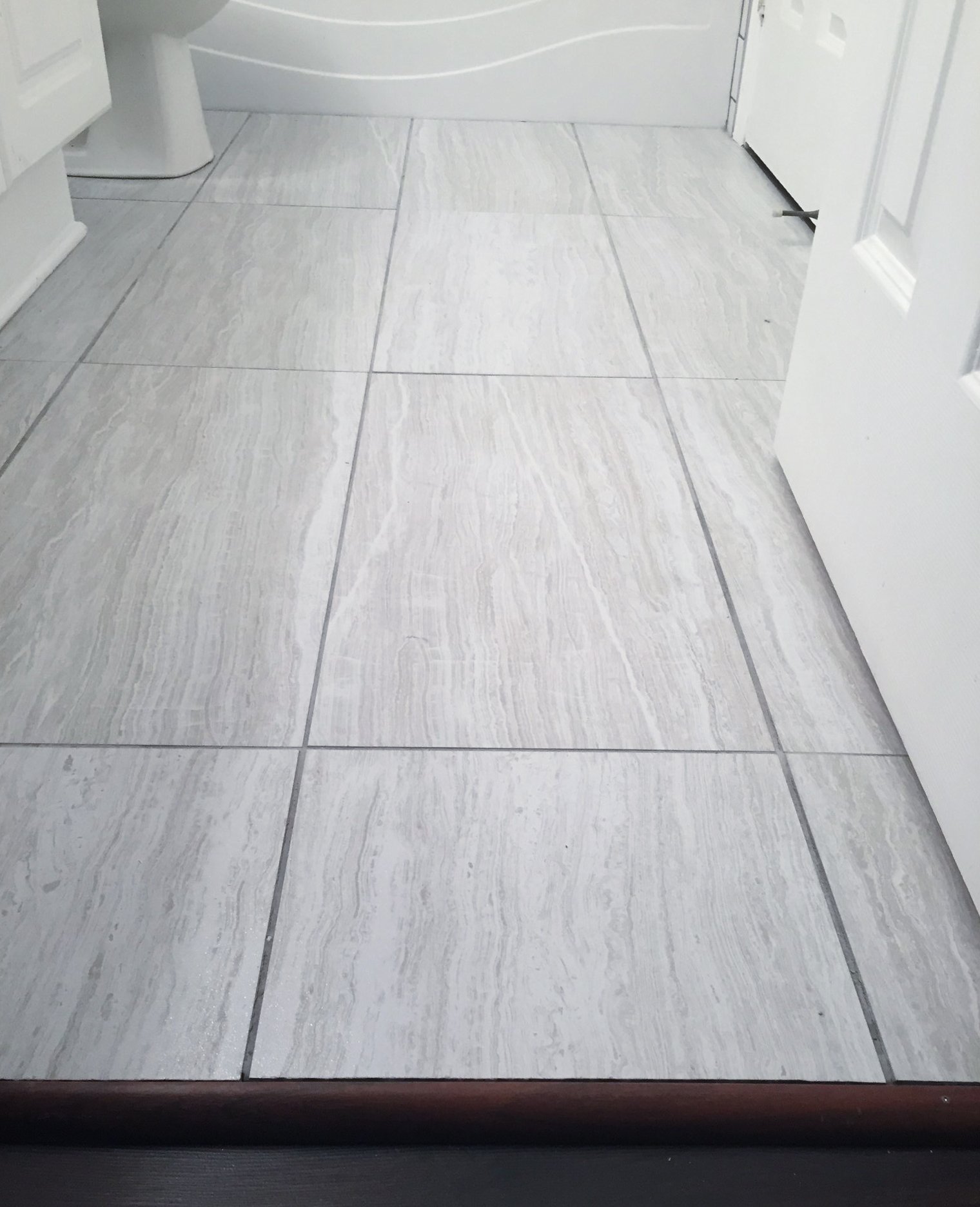 Floors after bathroom renovation