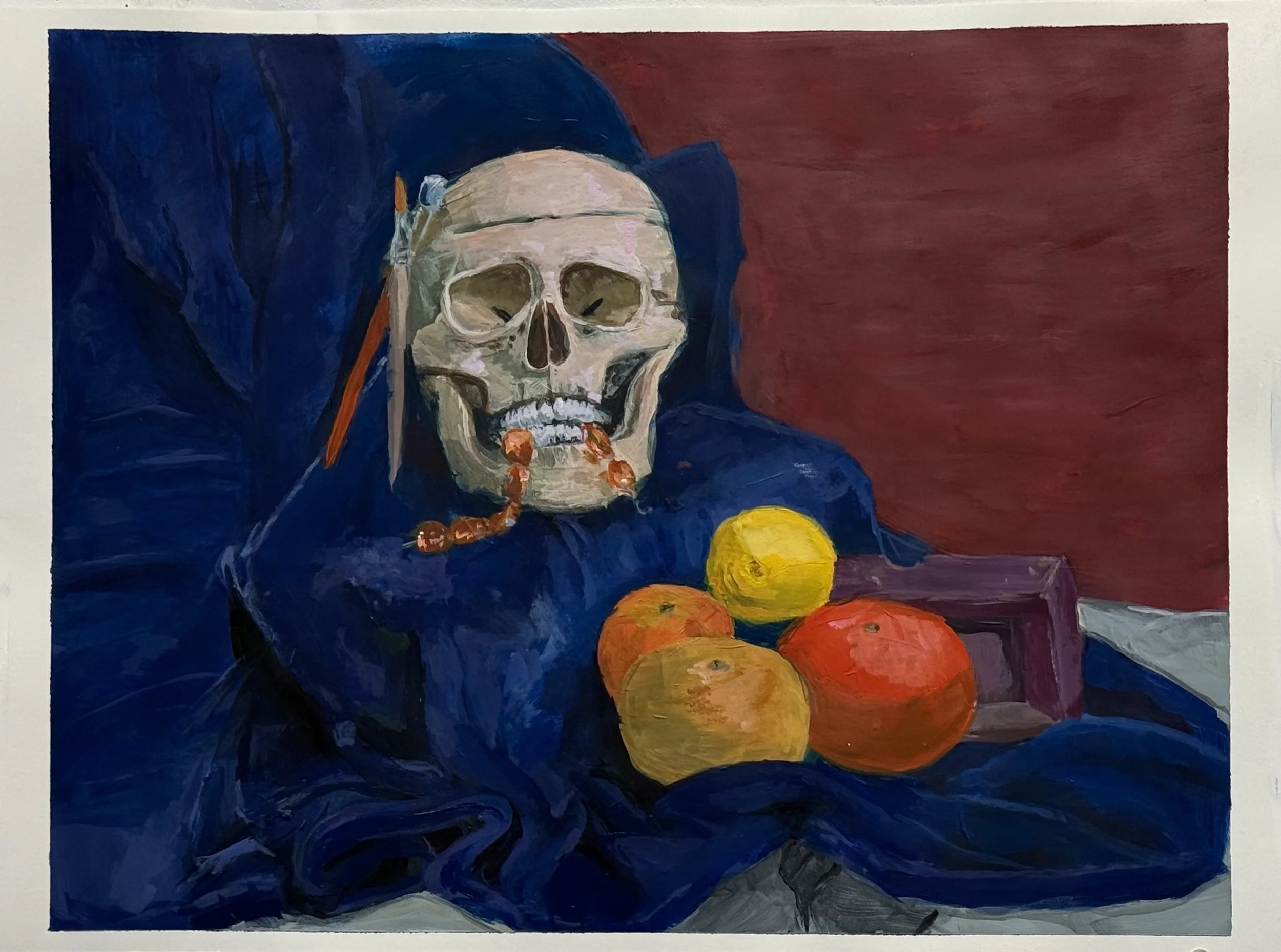 Still Life, 2026; Acrylic on paper