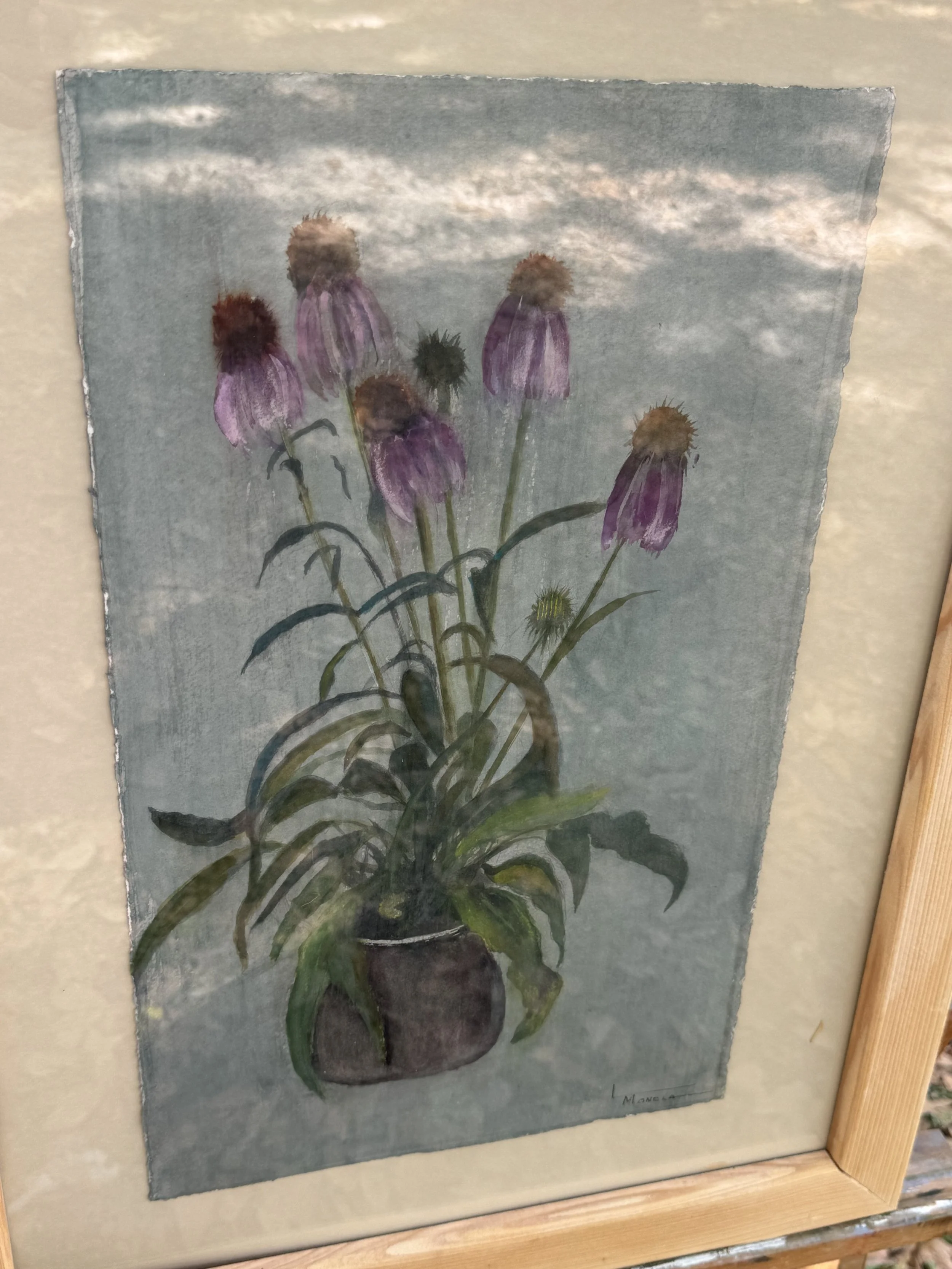 Cones in Blue
19 x 25 1/2