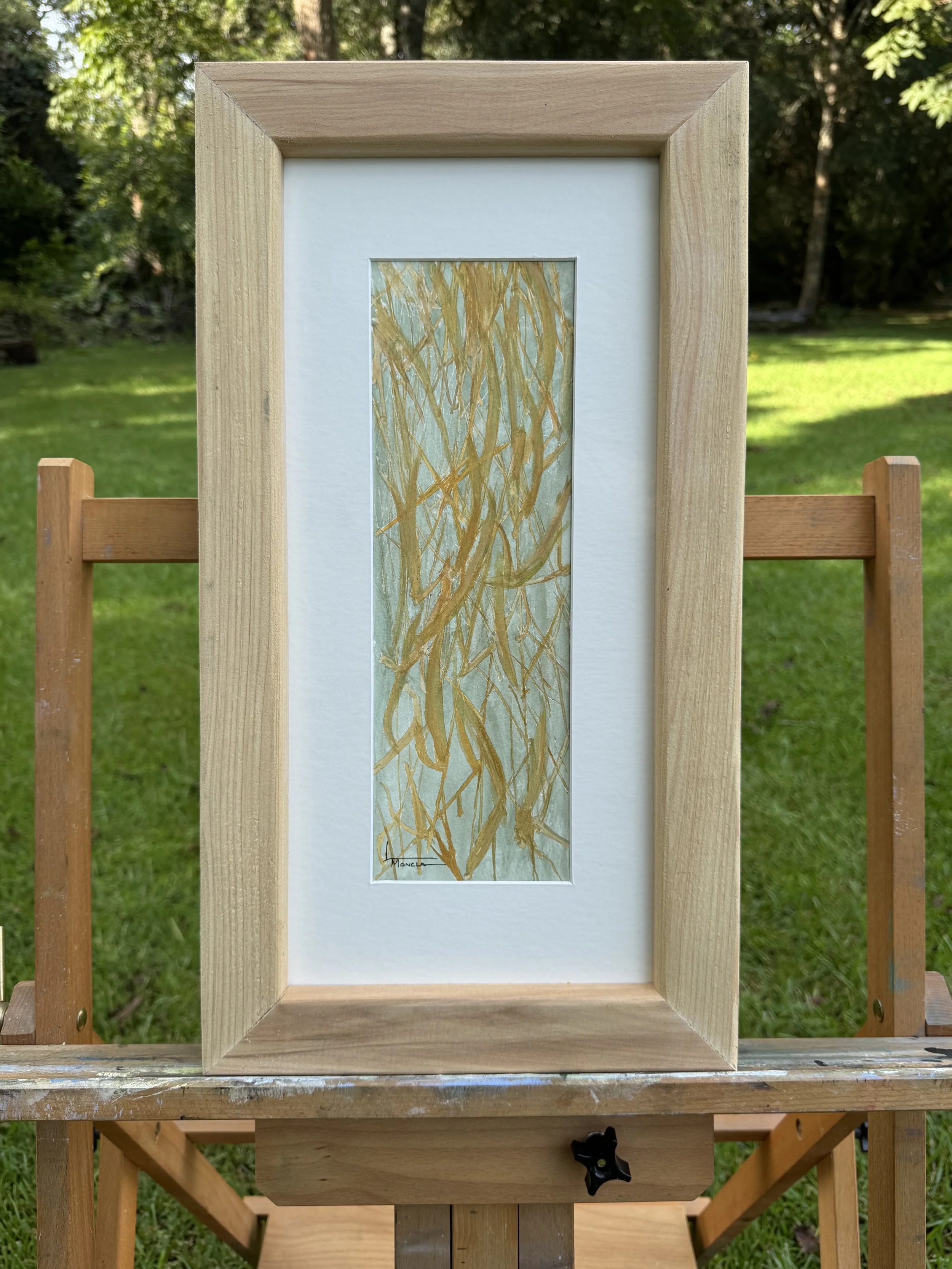 Golden Bamboo Leaves
11.25 x 21
$135